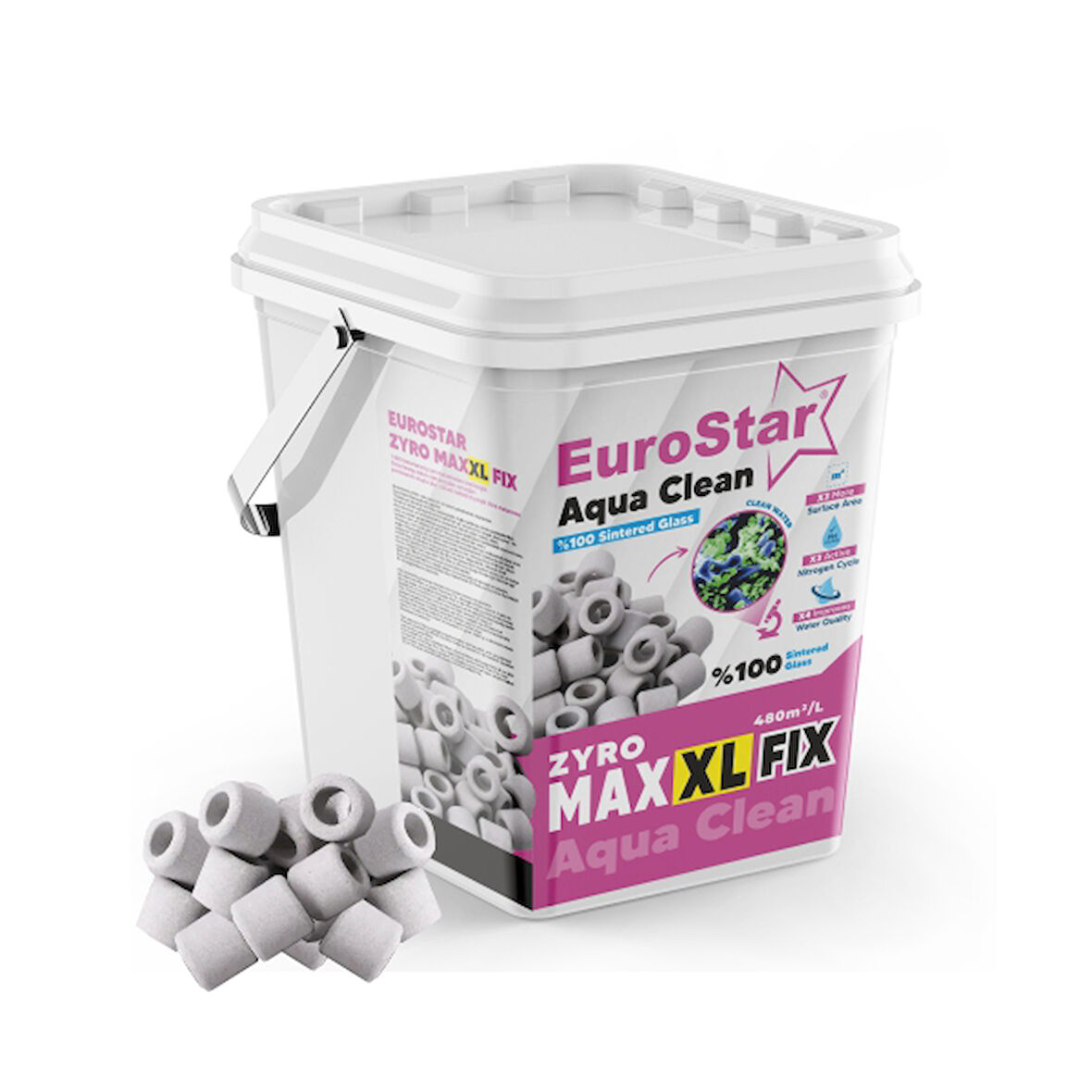 Eurostar Zyro Max Fix Xl Kovadan Bölme Açık 500 Ml 225 Gram