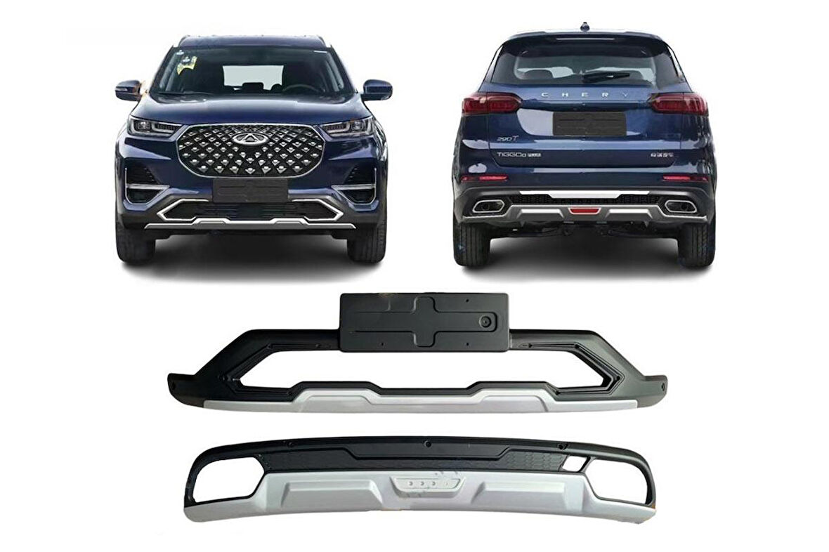 Chery Tiggo 8 Pro Ön Arka Tampon Difüzör Set 2023-2024 Arası