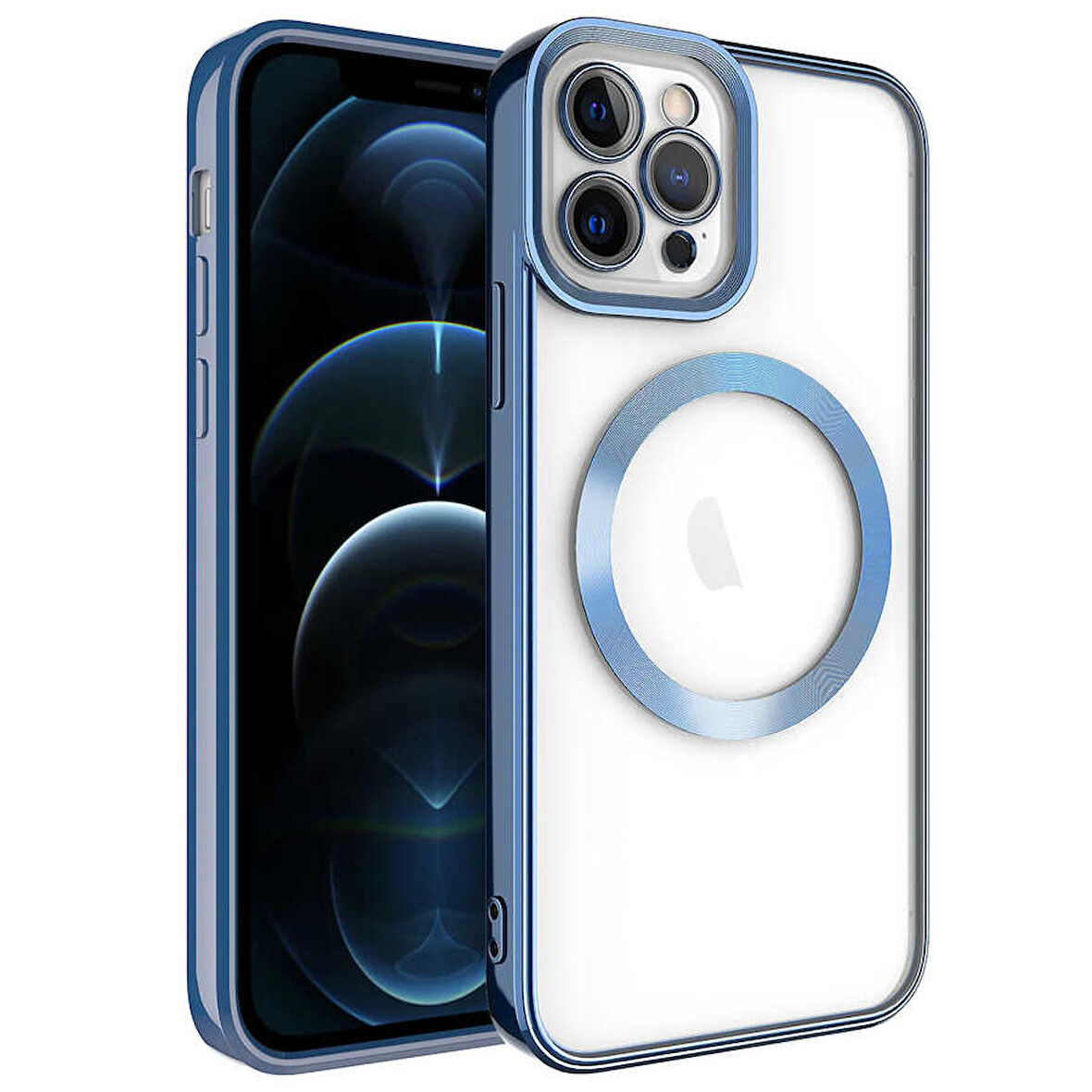  Apple iPhone 11 Pro Max Uyumlu Kılıf Ceptecom Magsafe Wireless Şarj Özellikli Setro Silikon