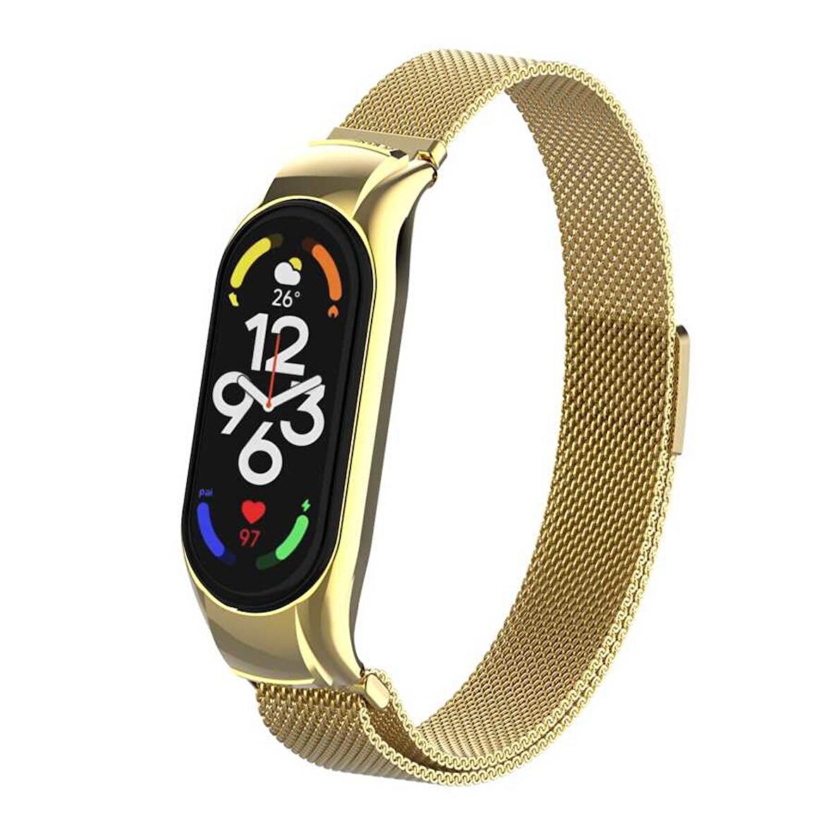Zore Xiaomi Mi Band 7 KRD-01 Uyumlu Metal Kordon