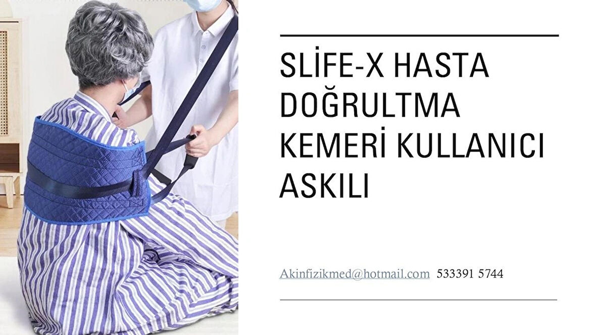 SLİFE-X HASTA DOĞRULTMA KEMERİ KULLANICI ASKILI BÜYÜK