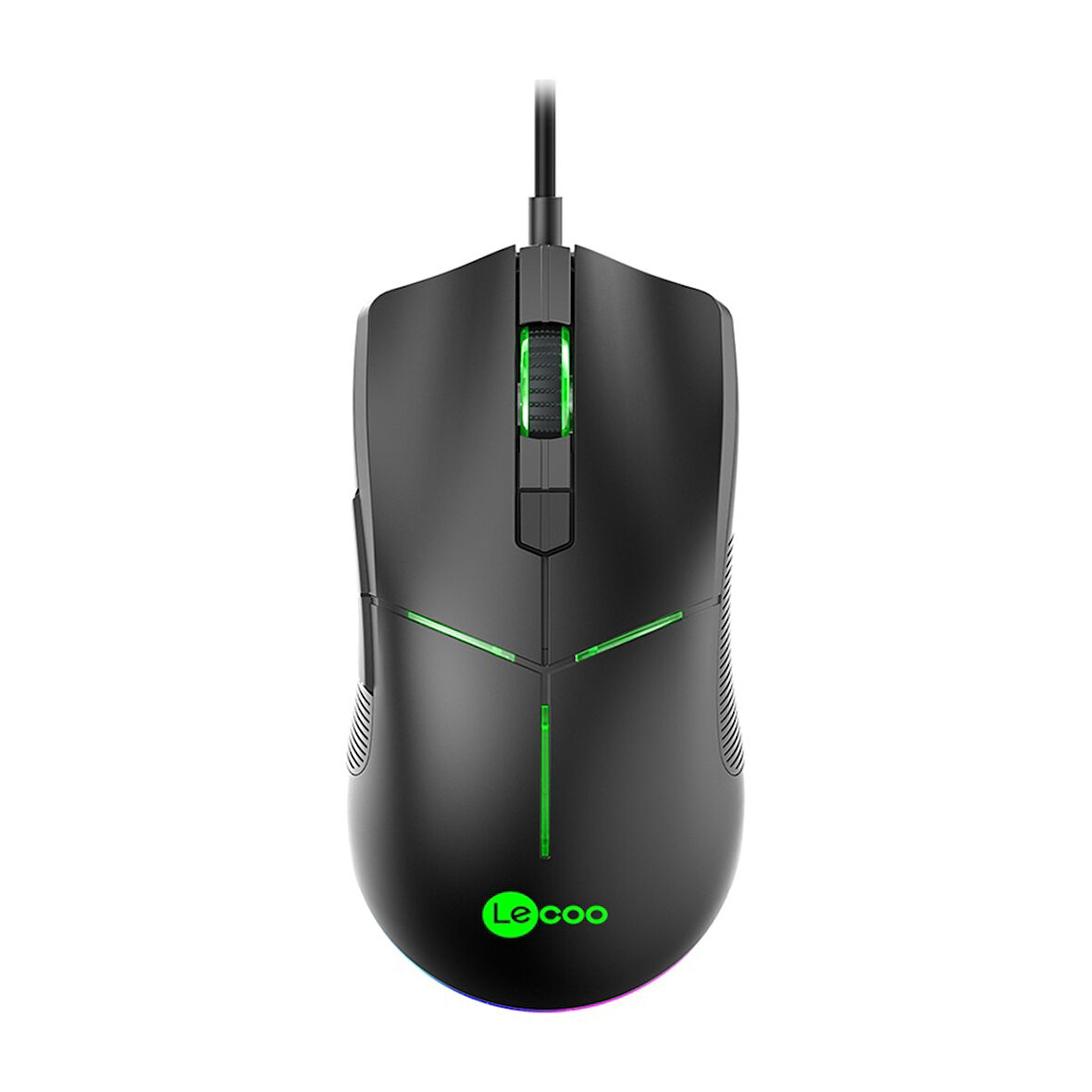 Lecoo MS109 Kablolu 6400DPI 8 Makro Tuşlu RGB Gaming Optik Mouse