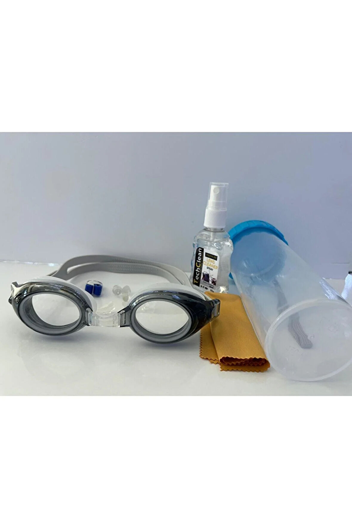 Numaralı Yapılabilir Yüzücü Gözlüğü Su Geçirmez & Ayarlanabilir Kayış