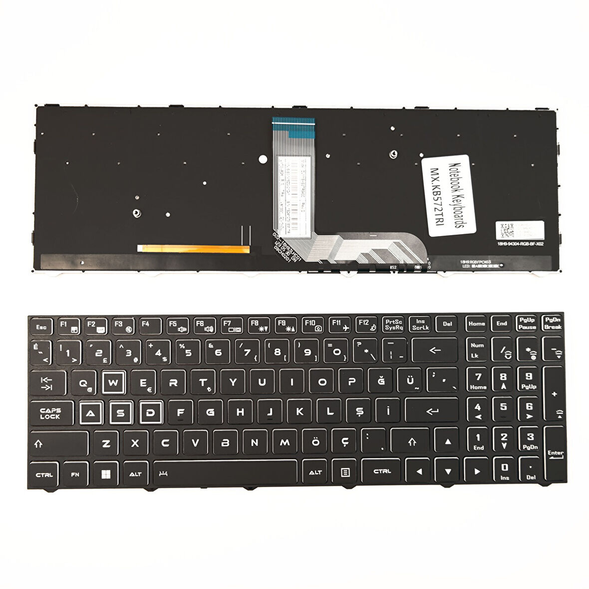 Hasee TX7 TX8- TX9 GX8 GX9 GX7 Notebook Klavye Işıklı