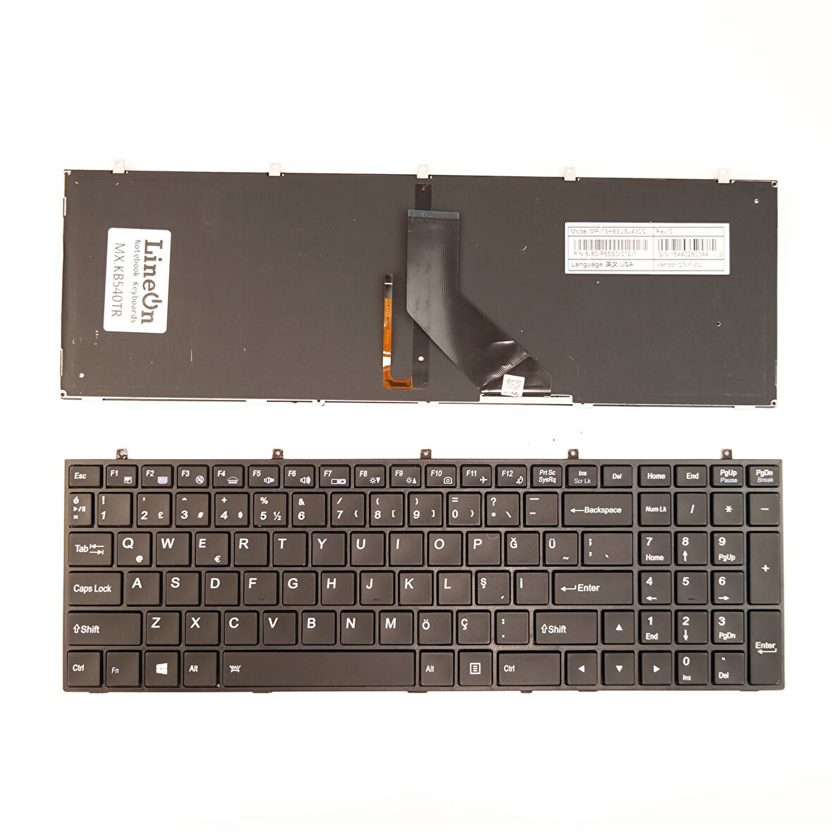 Monster Abra A7 v5 Notebook Klavye