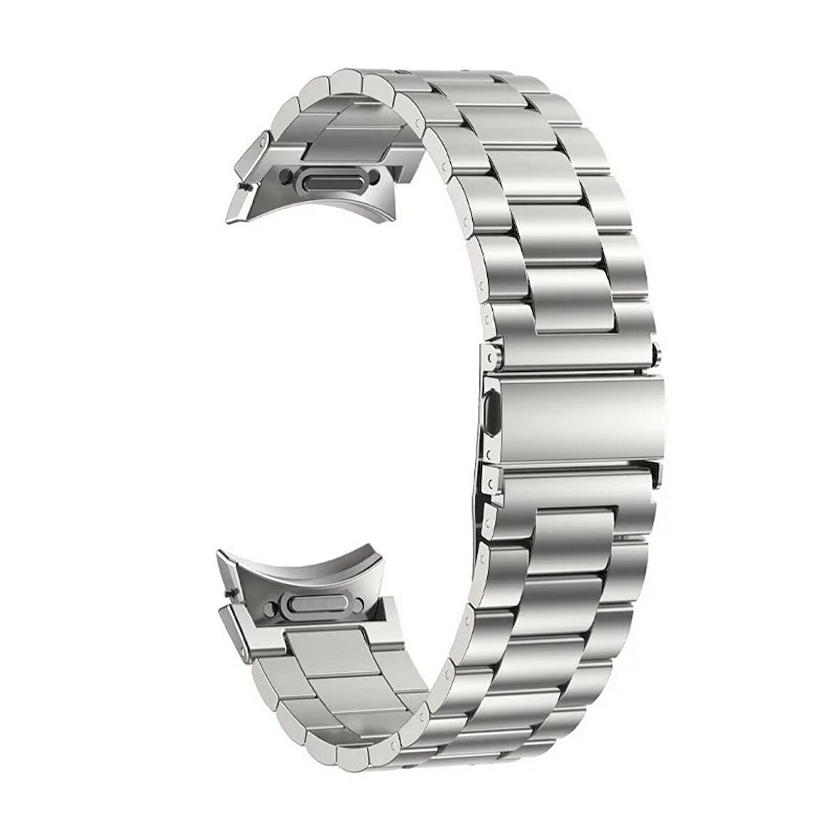 Gpack Samsung Galaxy Watch 4 40mm Kordon Metal Sıralı Kordon KRD 04
