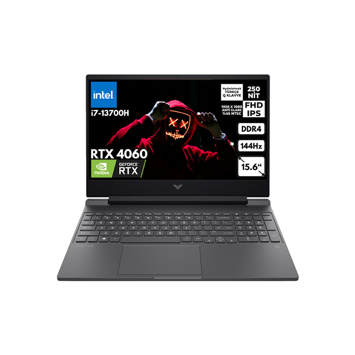 HP Victus i7-13700H 48GB 512 GB SSD RTX4060 15.6" FHD Windows 11 Home Gaming Notebook 8U846EAHMF60