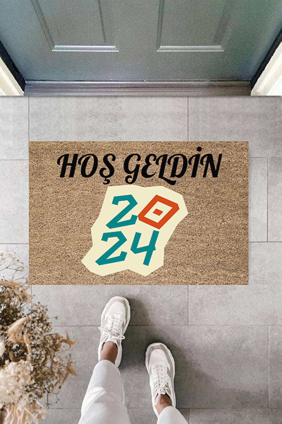 Kapı Önü Paspası Yeni Yıl Konsepti Dijital Baskı PY-175111133