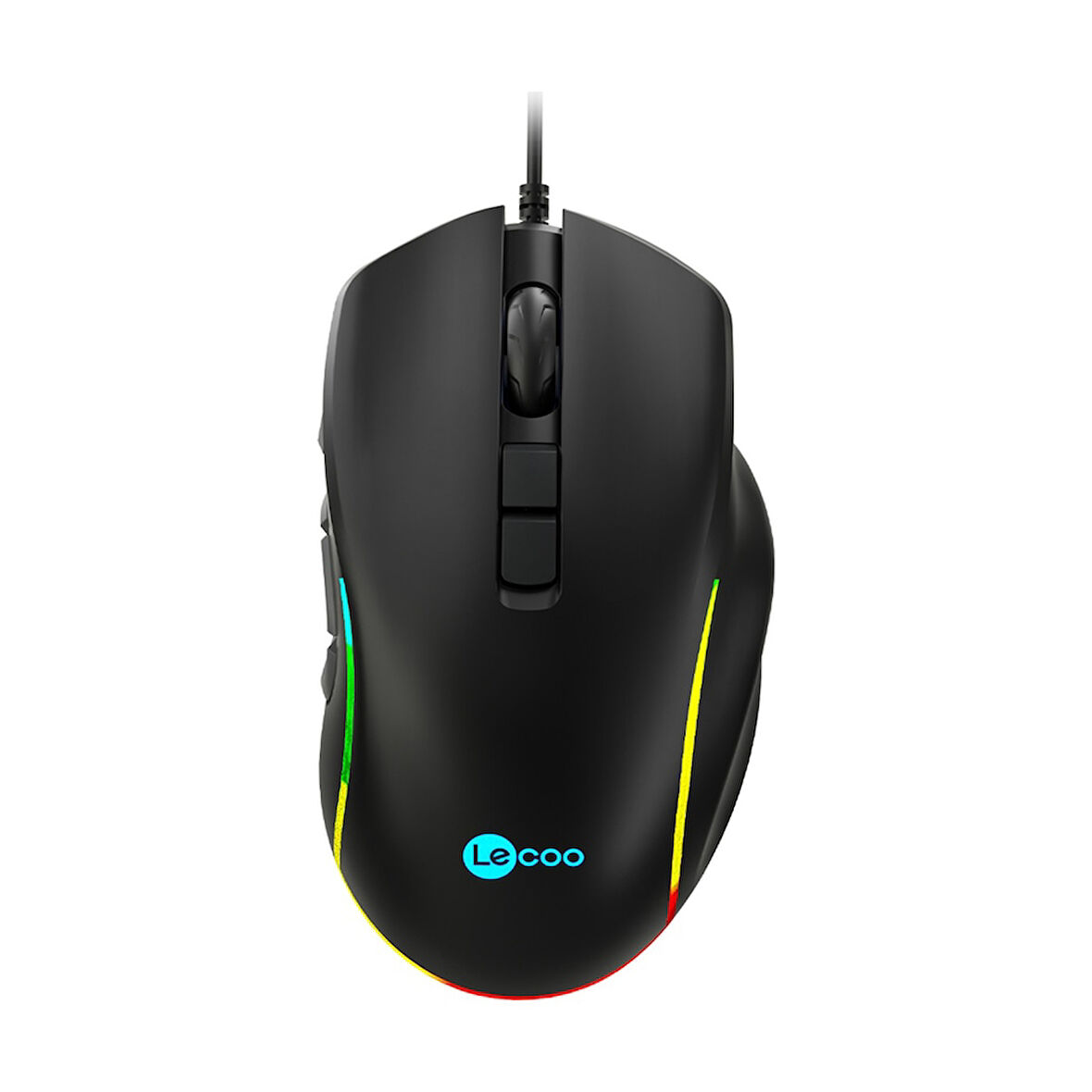 Lecoo MS140 Kablolu 6400DPI 10 Makro Tuşlu RGB LED Gaming Optik Mouse