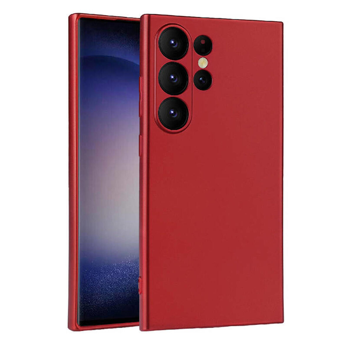 Gpack Samsung Galaxy S24 Ultra Kılıf Lüx Renkli Premier Kamera Korumalı Mat Silikon