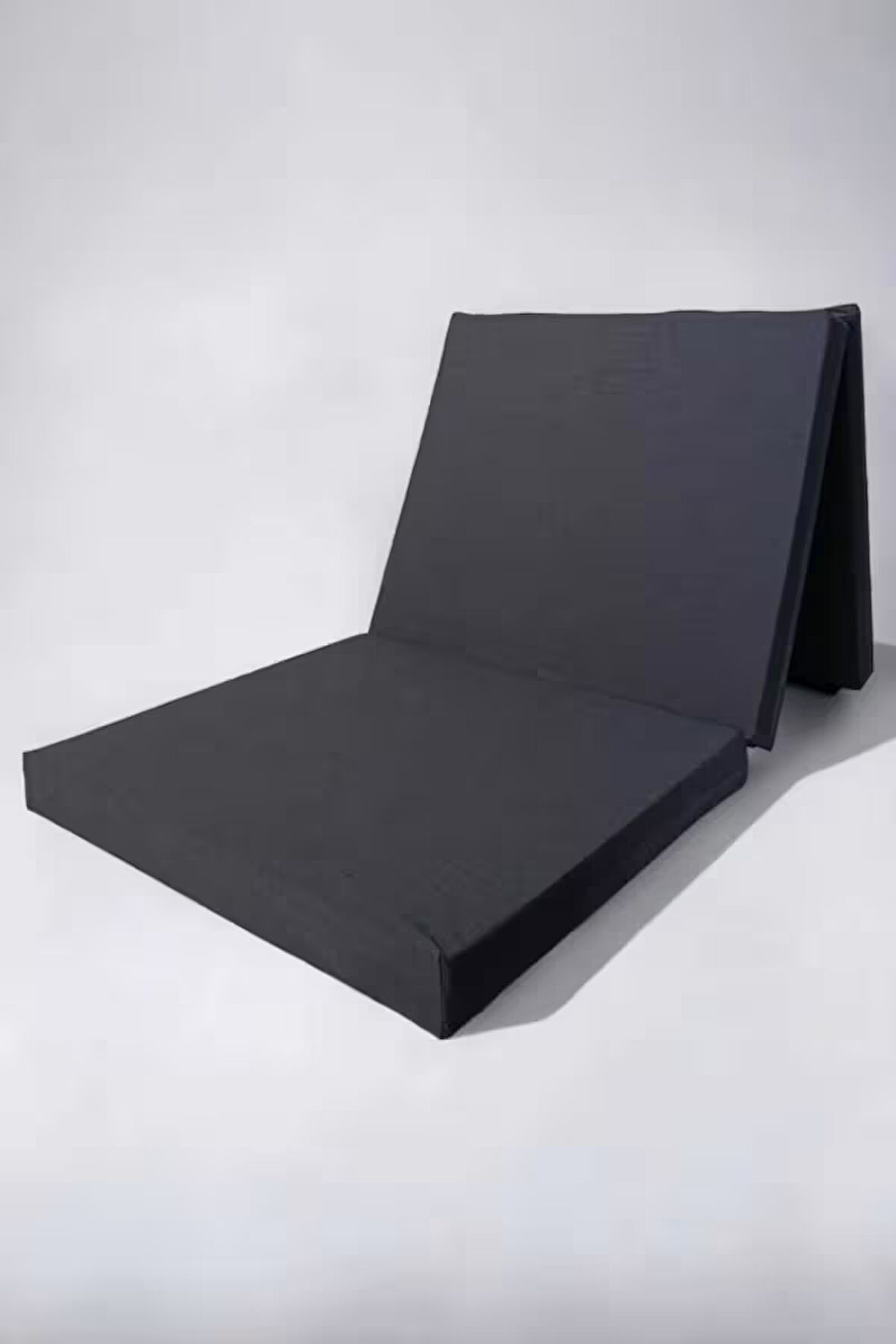 Katlanır Yer Yatağı-misafir Yatağı-kamp Yatağı-minder(70X180CM KALINLIK 8CM)-antrasit Keten