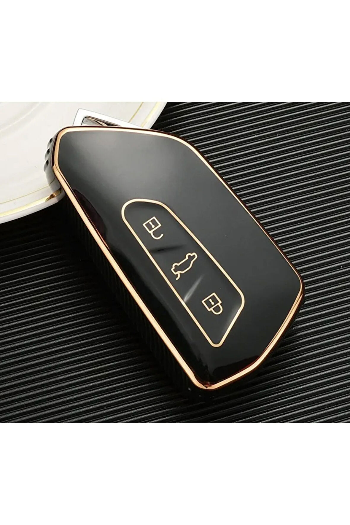 Seat Leon Mk4 Anahtar Kılıfı Gold Siyah Renk