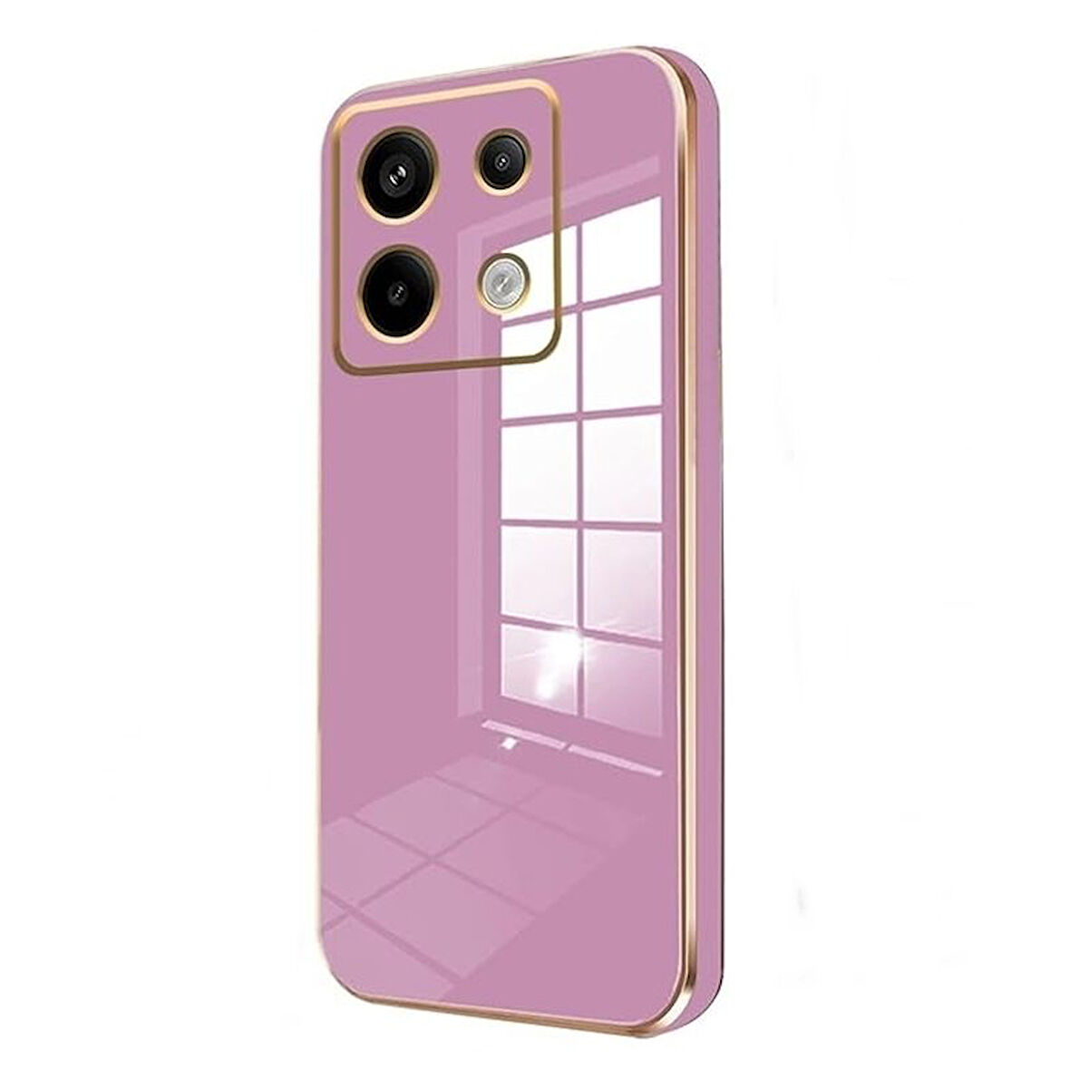 Gpack Xiaomi Poco X6 5G Kılıf Bark Parlak Silikon Renkli Kamera Korumalı