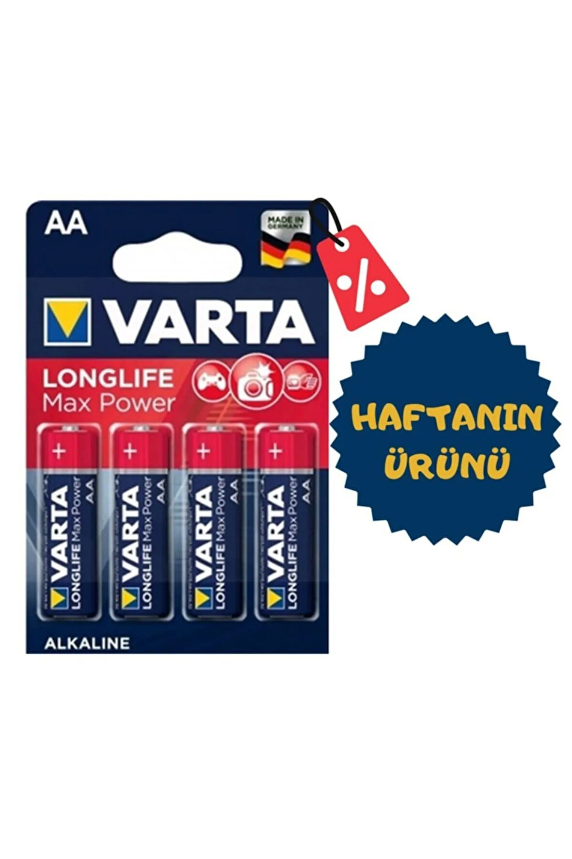 Haftanın Ürünü-varta Max Power Aa Alkalin Kalem Pil 4lü Kampanya Fiyatı
