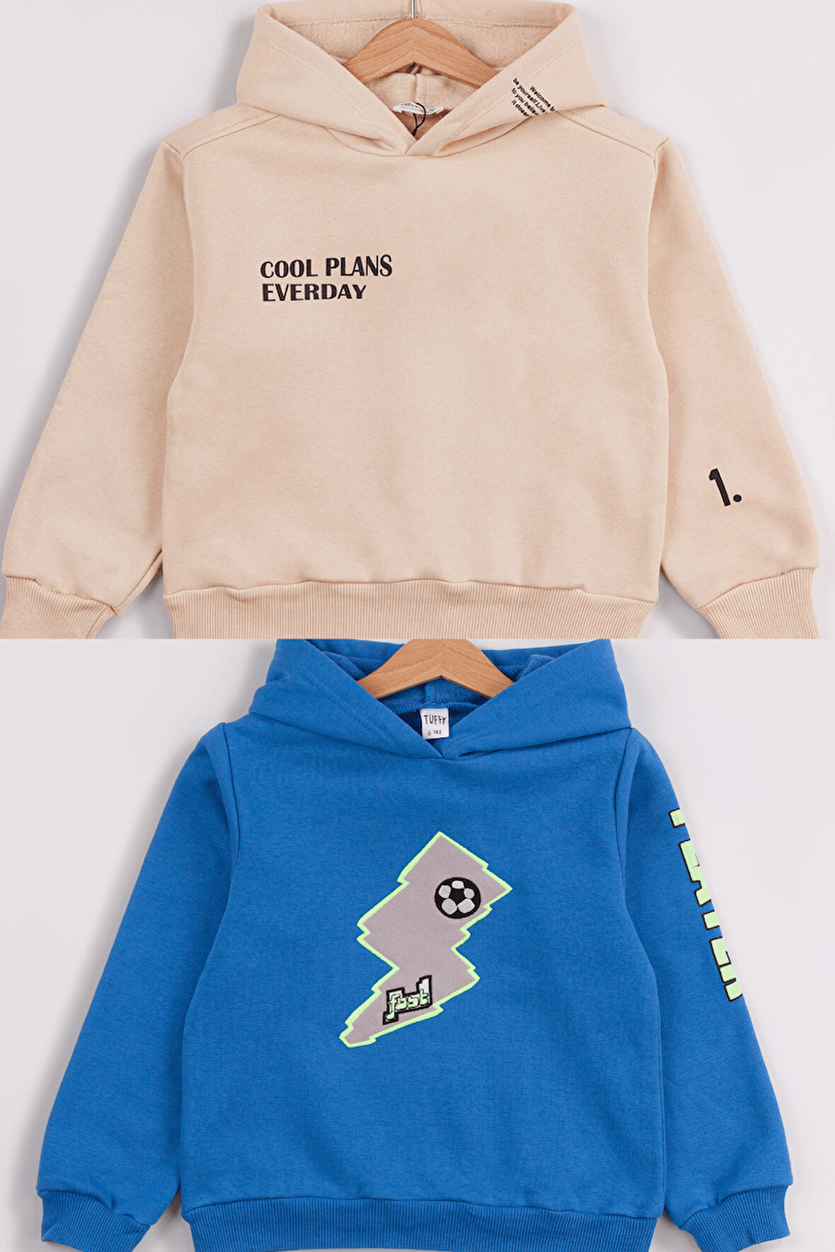 Erkek Çocuk 2'li Paket Basic Sweatshirt