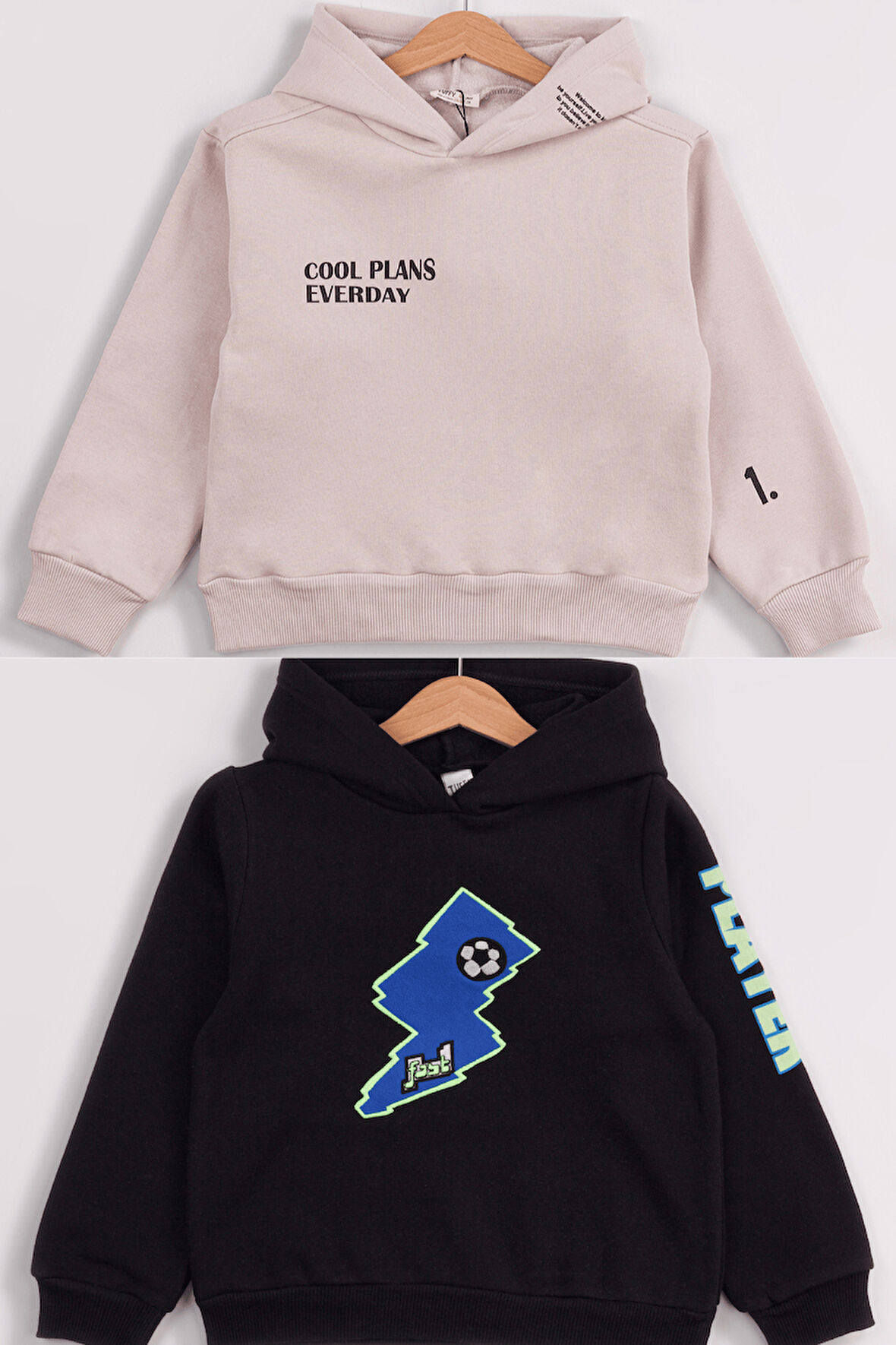 Erkek Çocuk 2'li Paket Basic Sweatshirt