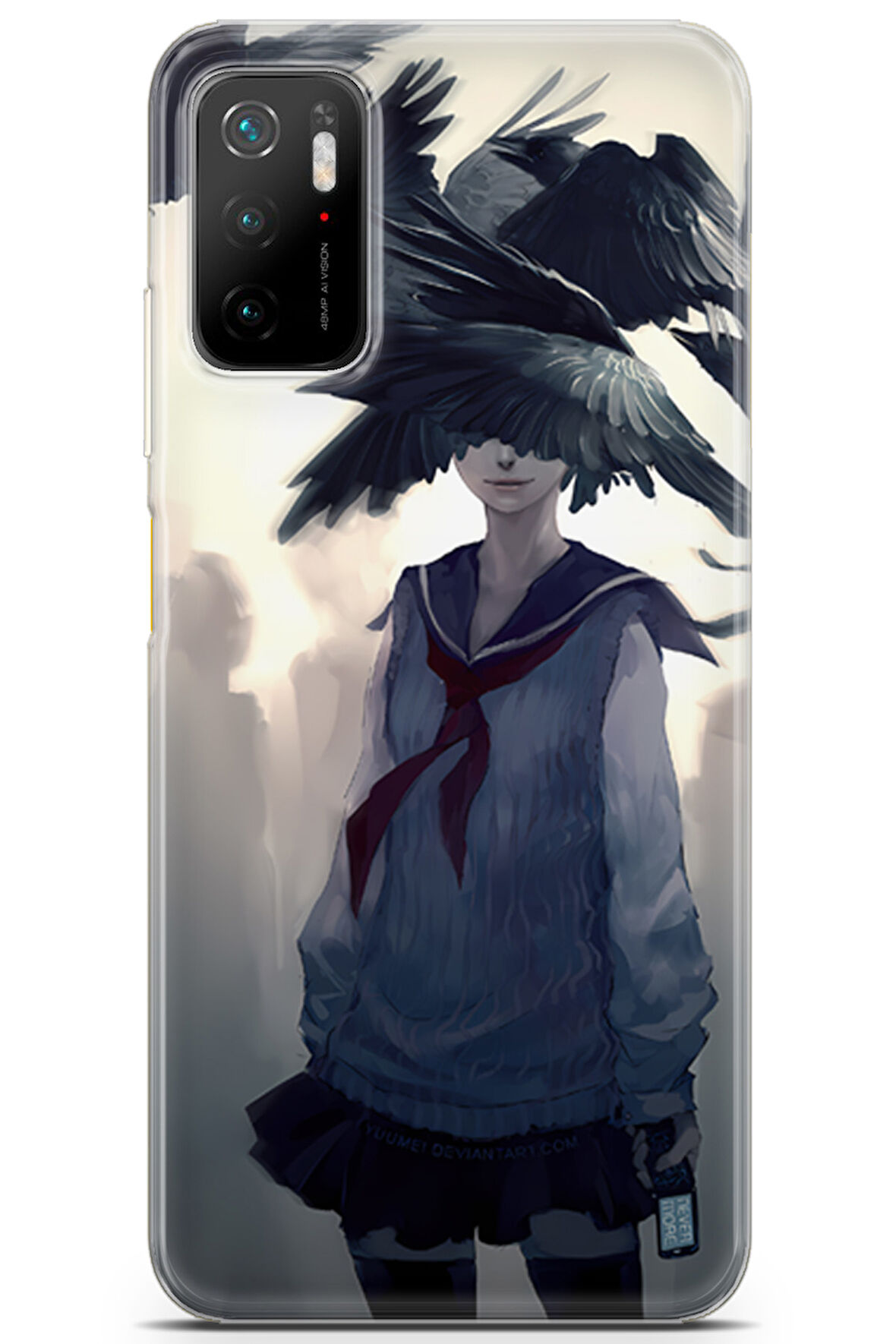 Xiaomi Poco M3 Pro uyumlu Girls 4 Koruyucu Kılıf Kara Kunduz