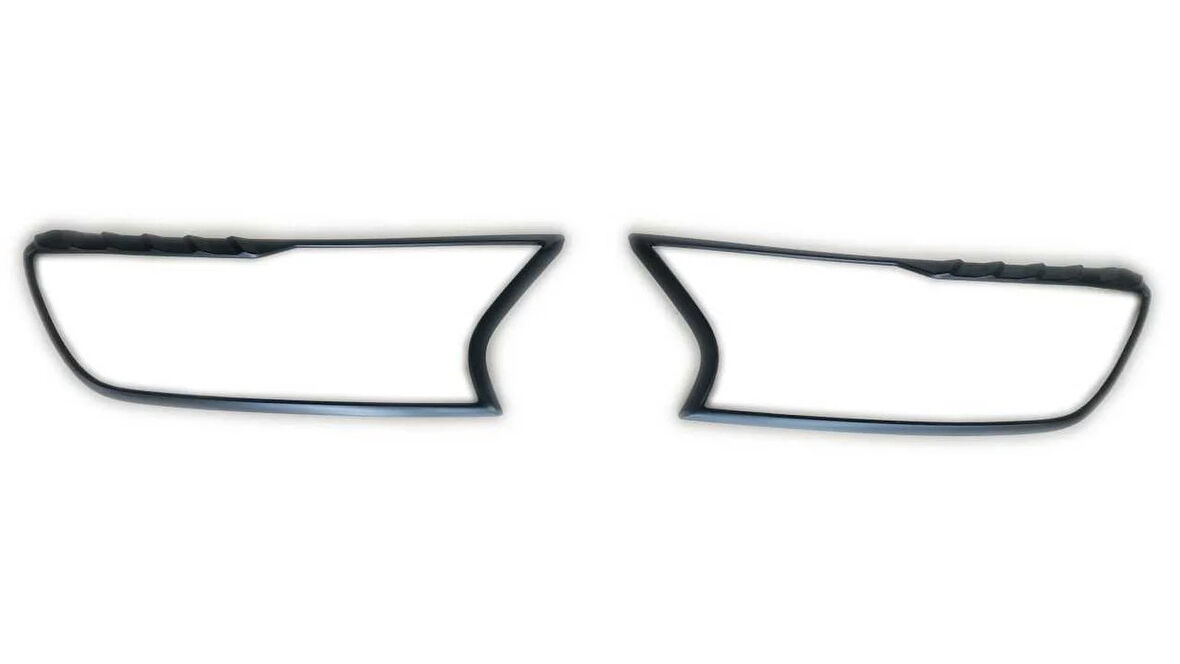 Ford Ranger 2012-2020 Far Çerçevesi Kaplama Siyah
