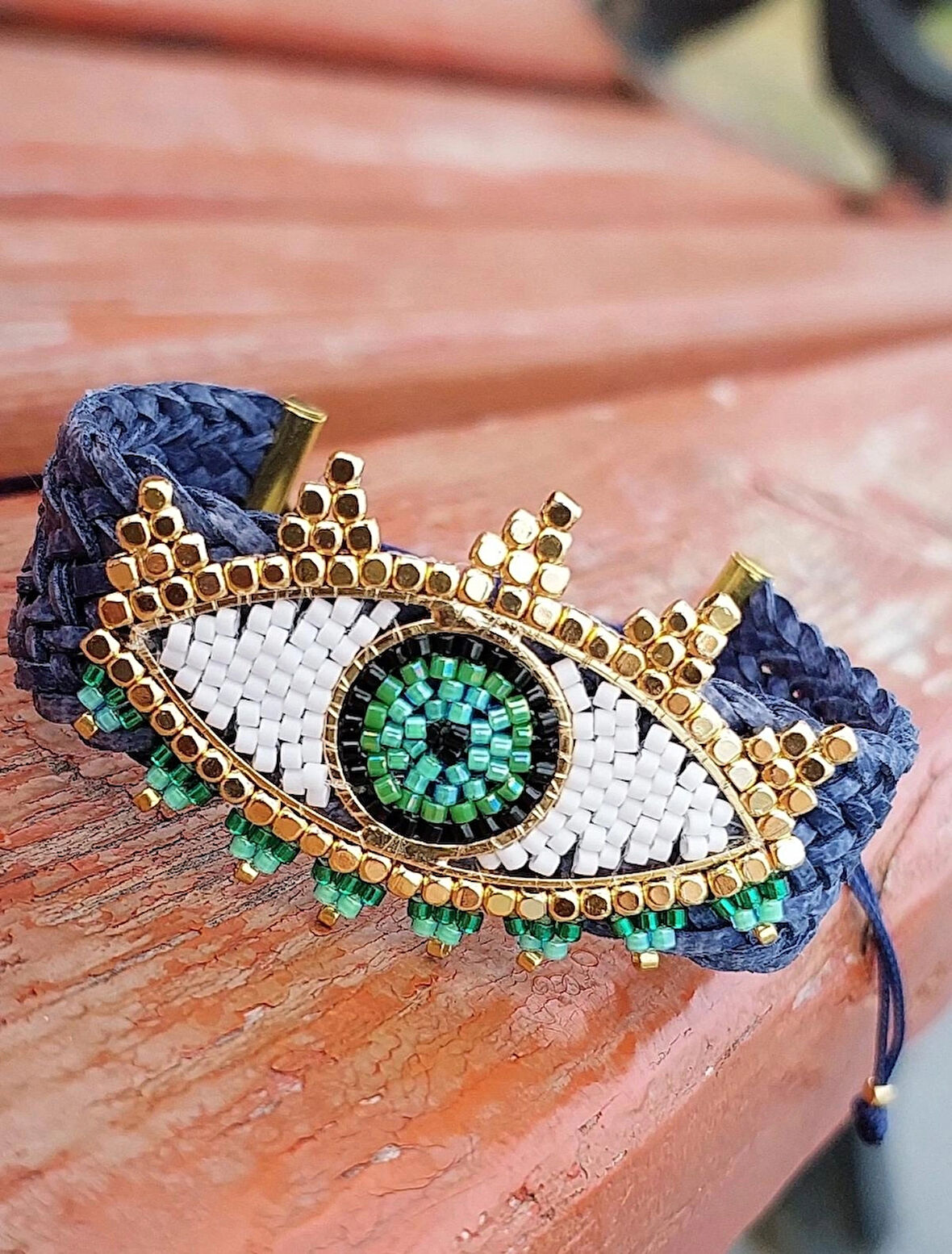 Eye Hasır Miyuki Bileklik 