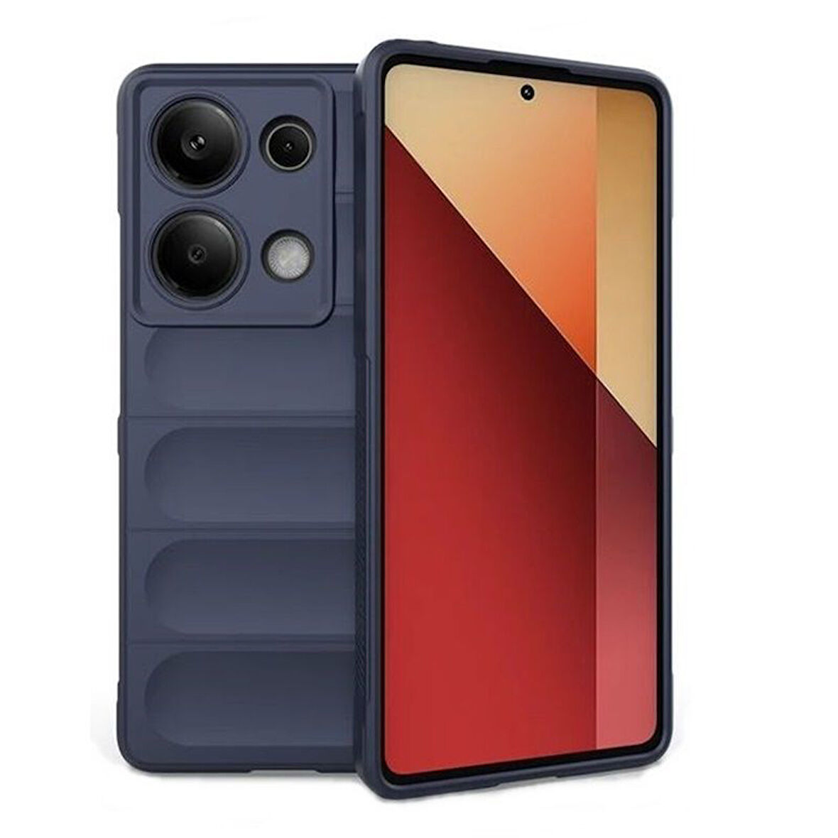 Gpack Xiaomi Redmi Note 13 Pro 4G Kılıf Etnik Optimum Mat Kamera Korumalı Silikon