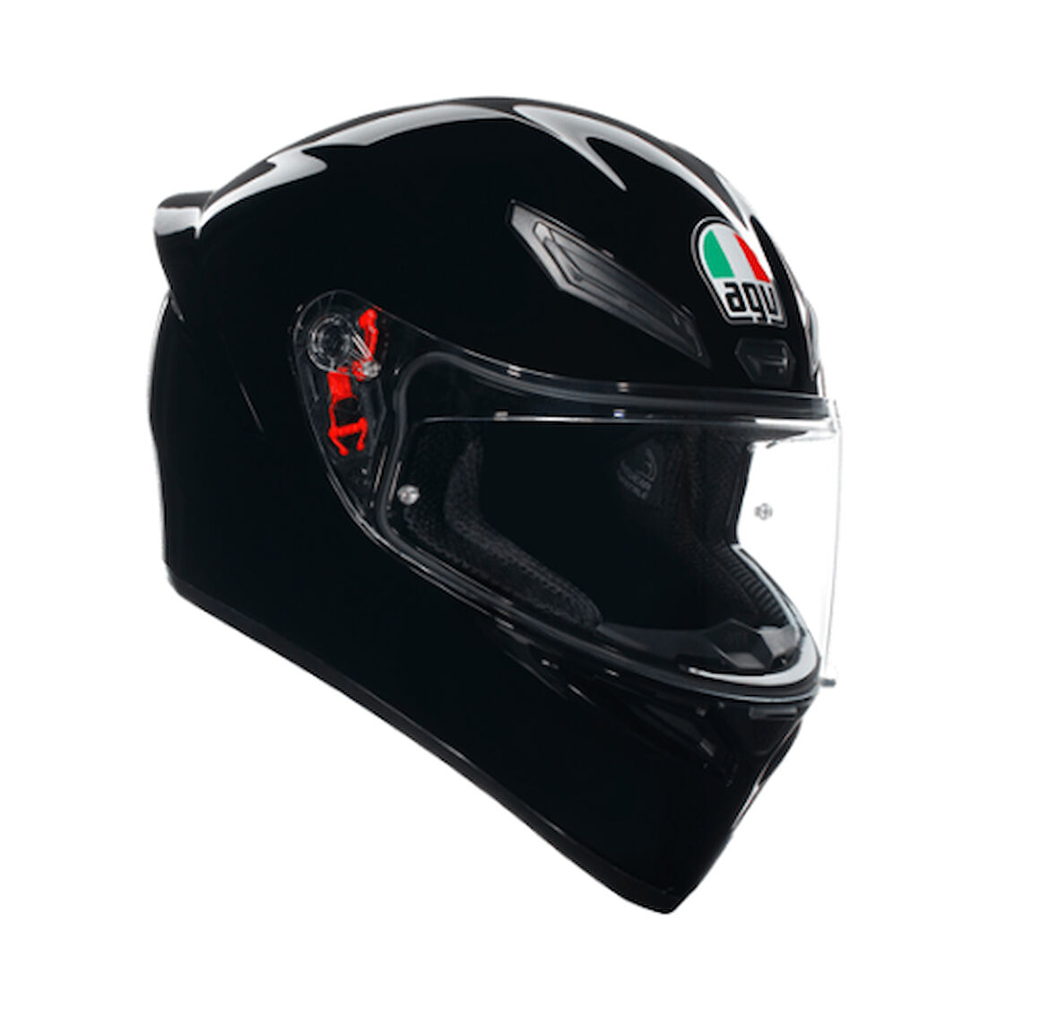 Agv K1 S Mono Black Kapalı Kask SİYAH