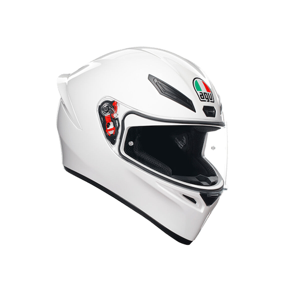 Agv K1 S Mono White Kapalı Kask