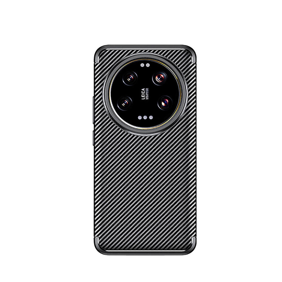 Gpack Xiaomi Mi 14 Ultra Kılıf Negro Karbon Kamera Korumalı Silikon