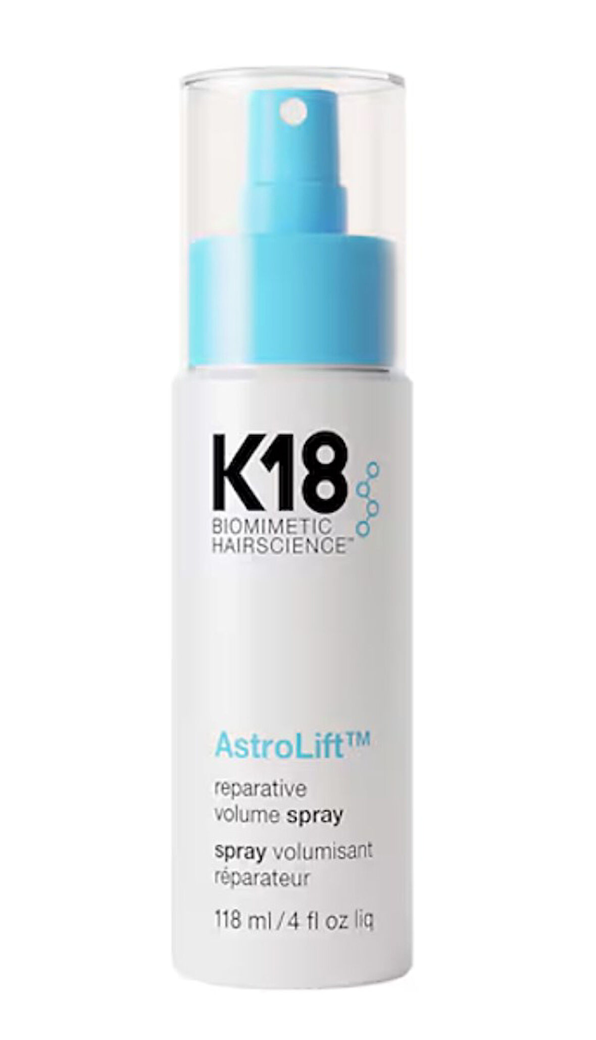 K18 AstroLift - Hacim verici onarıcı sprey 118 ml