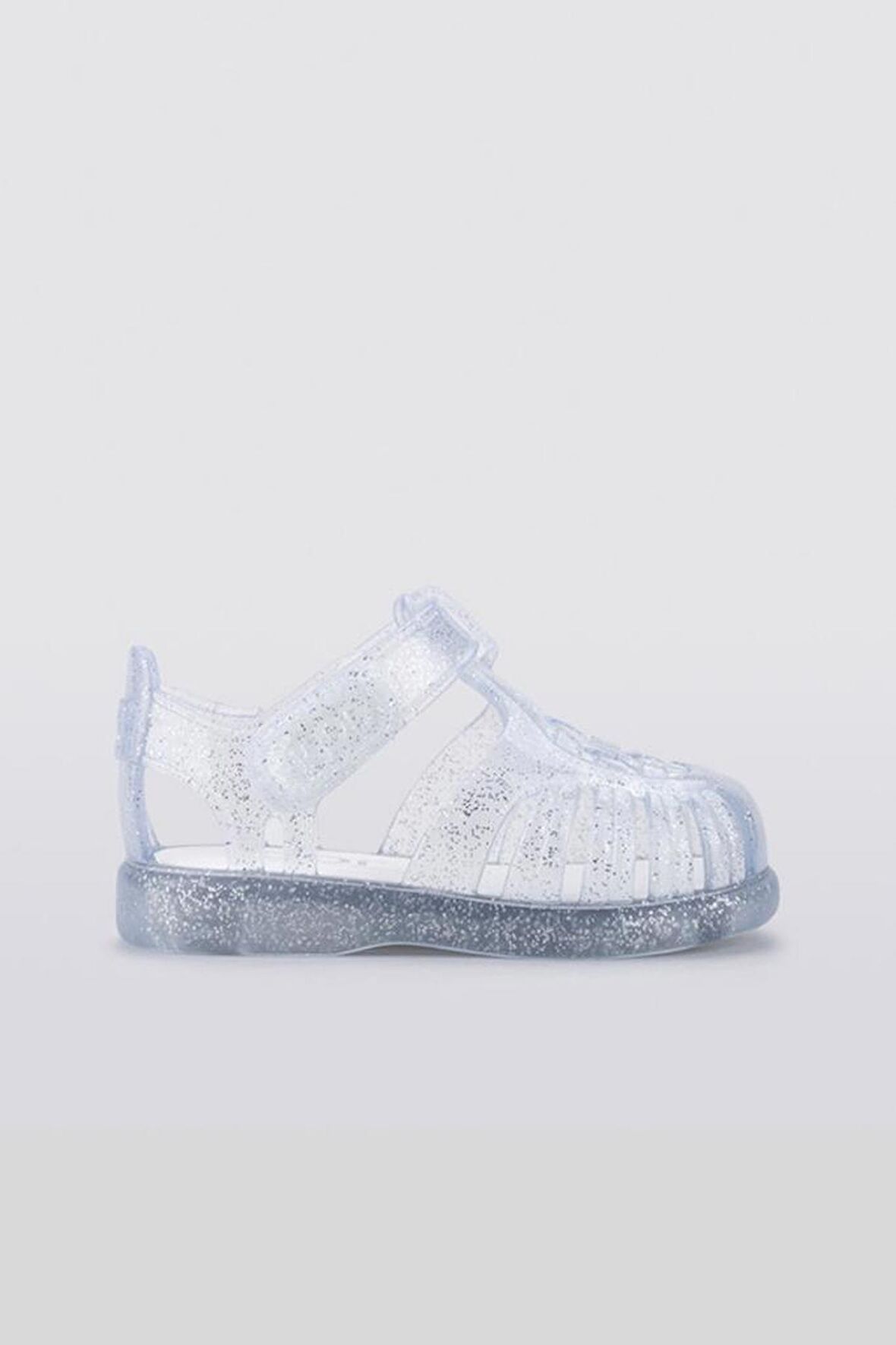 Tobby Gloss Glitter Kız Çocuk Şeffaf Simli Sandalet