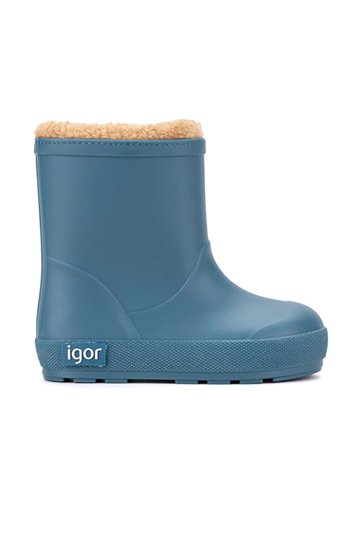 Igor Yogi Borreguito Çocuk Kürklü Yağmur Çizmesi - Petrol W10306-213