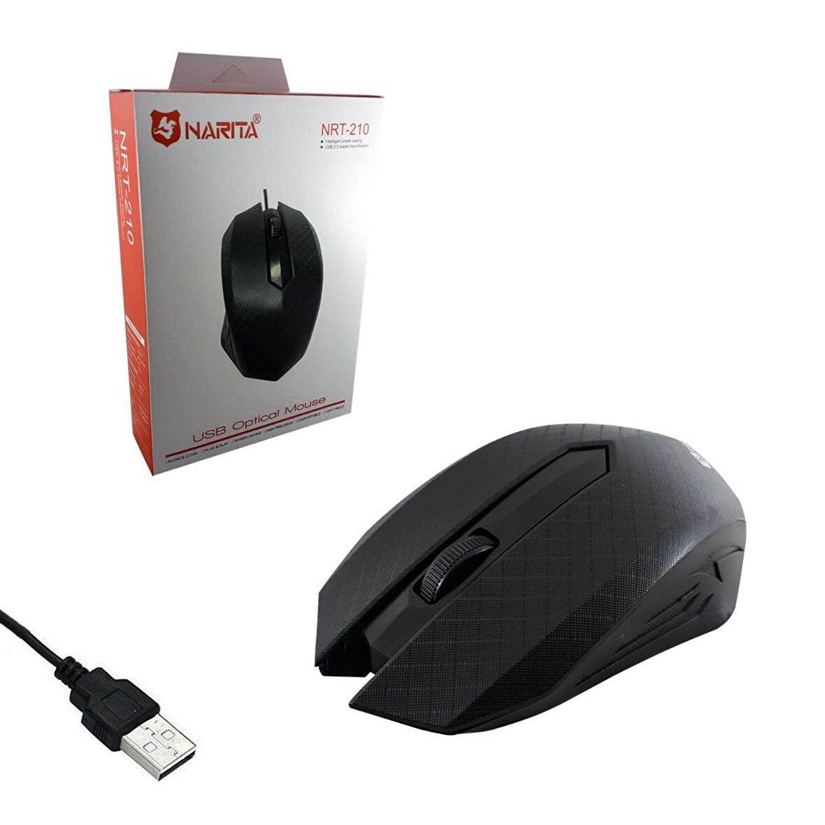 MOUSE KABLOLU OPTİK 4 RENK NARİTA NRT-210