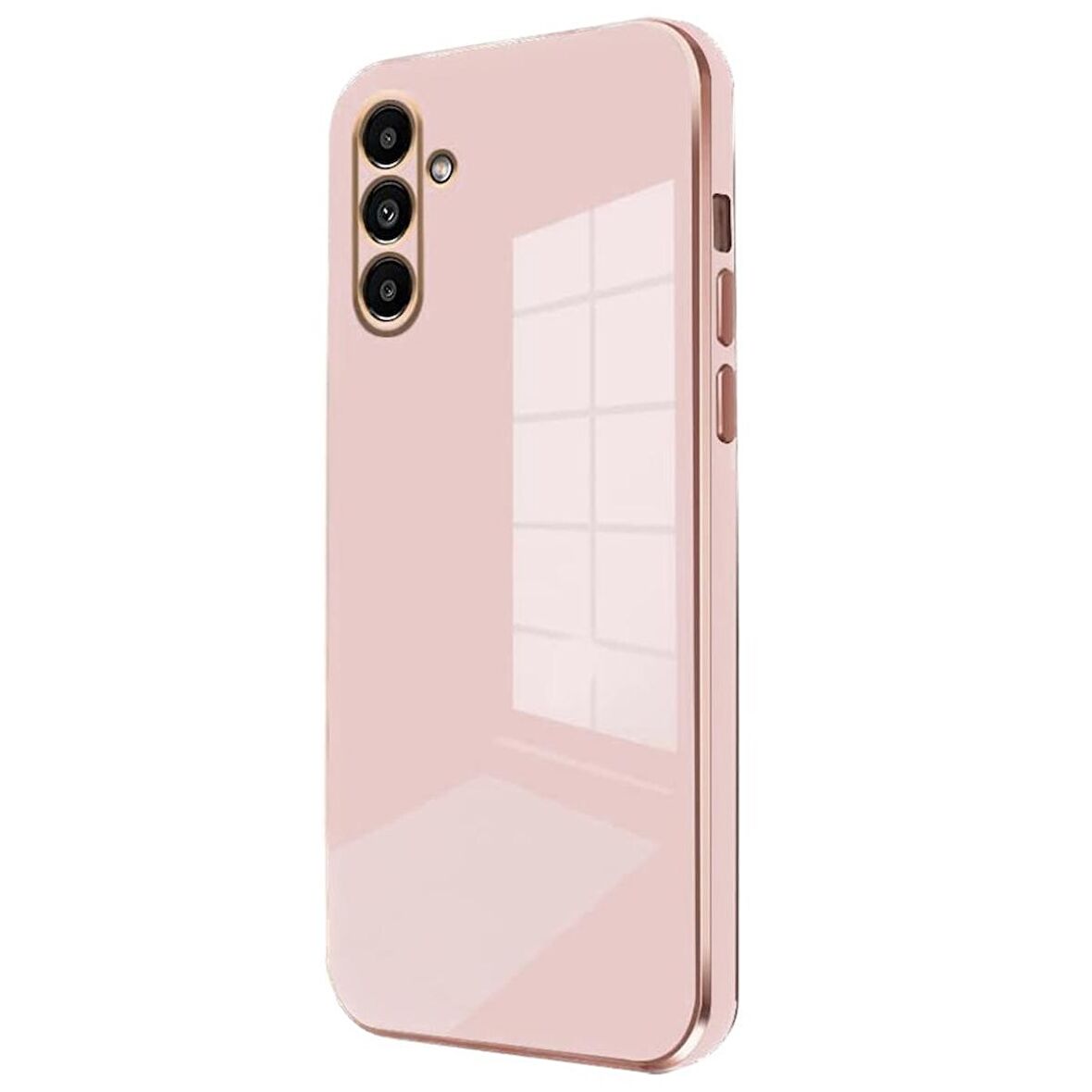 Gpack Samsung Galaxy M15 5G Kılıf Bark Parlak Silikon Renkli Kamera Korumalı