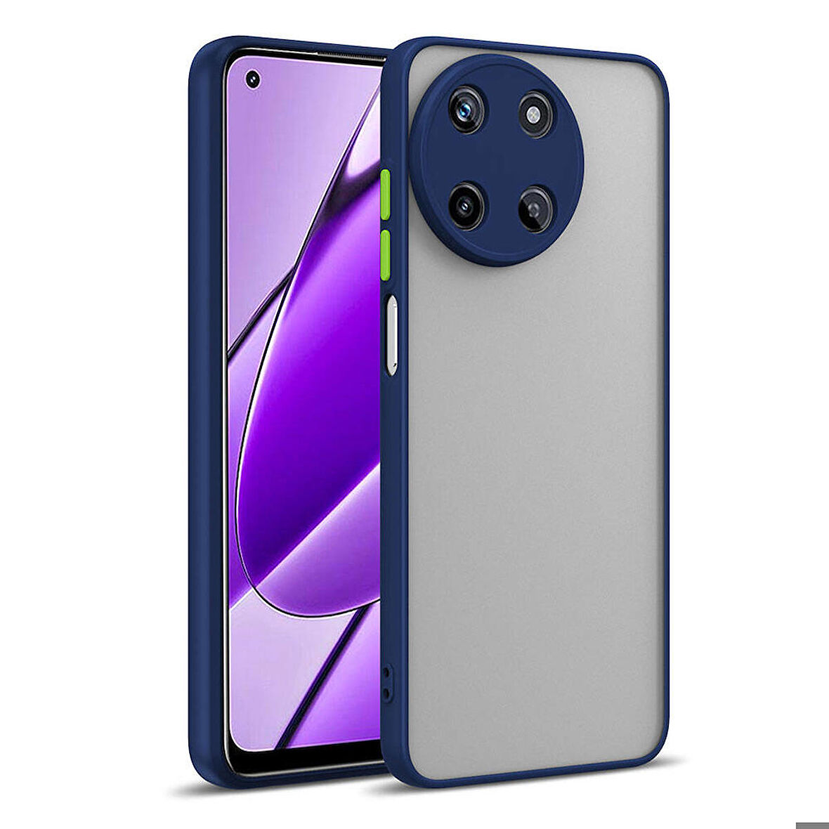 Gpack Realme 11 4G Kılıf Kamera Korumalı Hux Silikon
