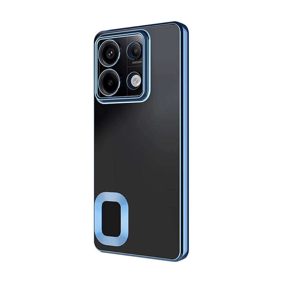 Gpack Xiaomi Redmi Note 13 Pro 4G Kılıf Logo Gösteren Kamera Korumalı Silikon