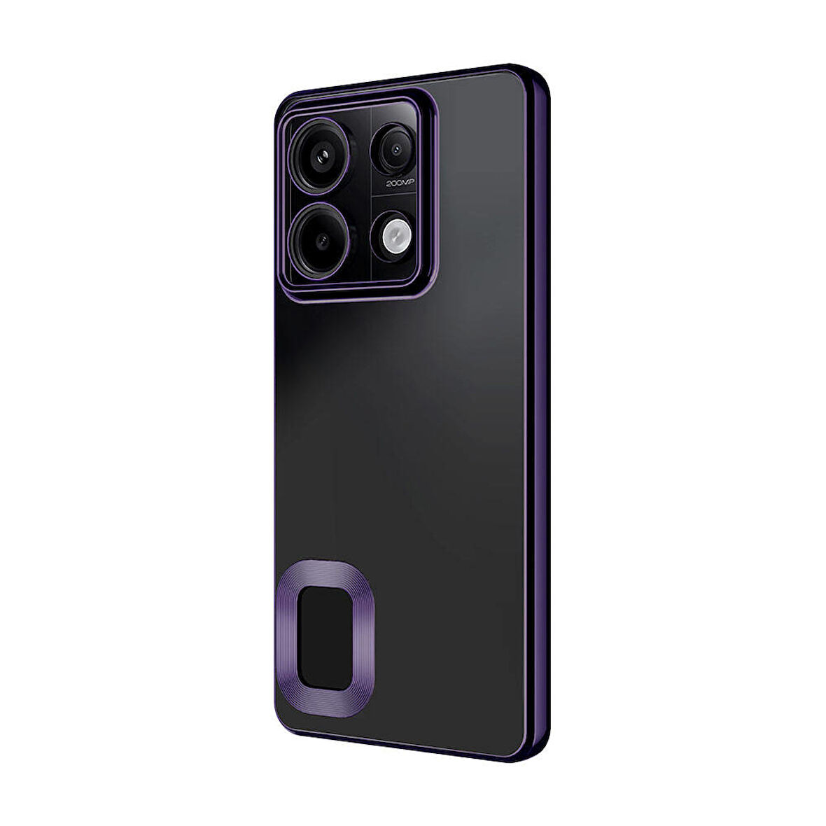 Gpack Xiaomi Redmi Note 13 Pro 4G Kılıf Logo Gösteren Kamera Korumalı Silikon