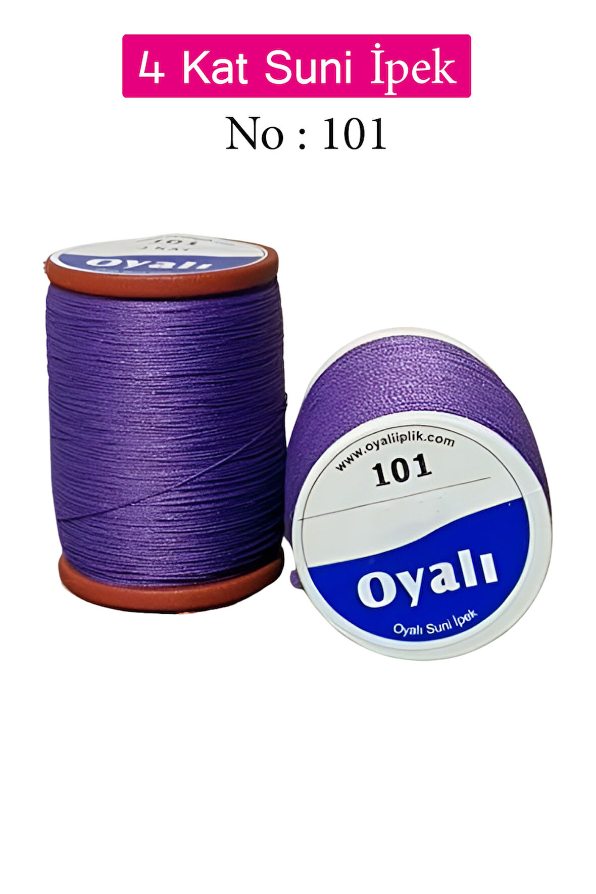 Oyalı 4 Kat Suni İpek İplik İğne Oyası Boncuk İpi Tığ Oyası No:101