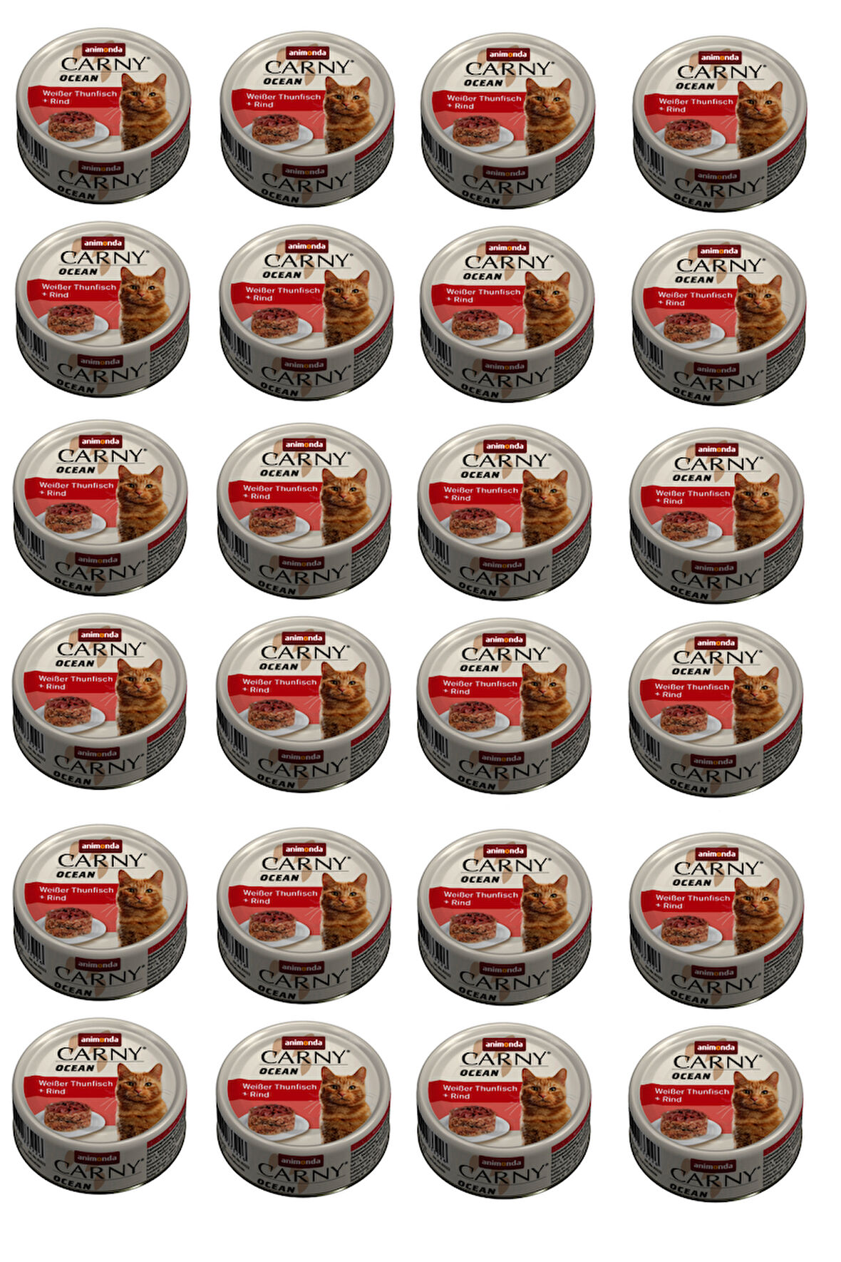 Animonda Carny Ocean Ton ve Sığır Etli Kedi Konserve 80 Gr. X 24 Adet