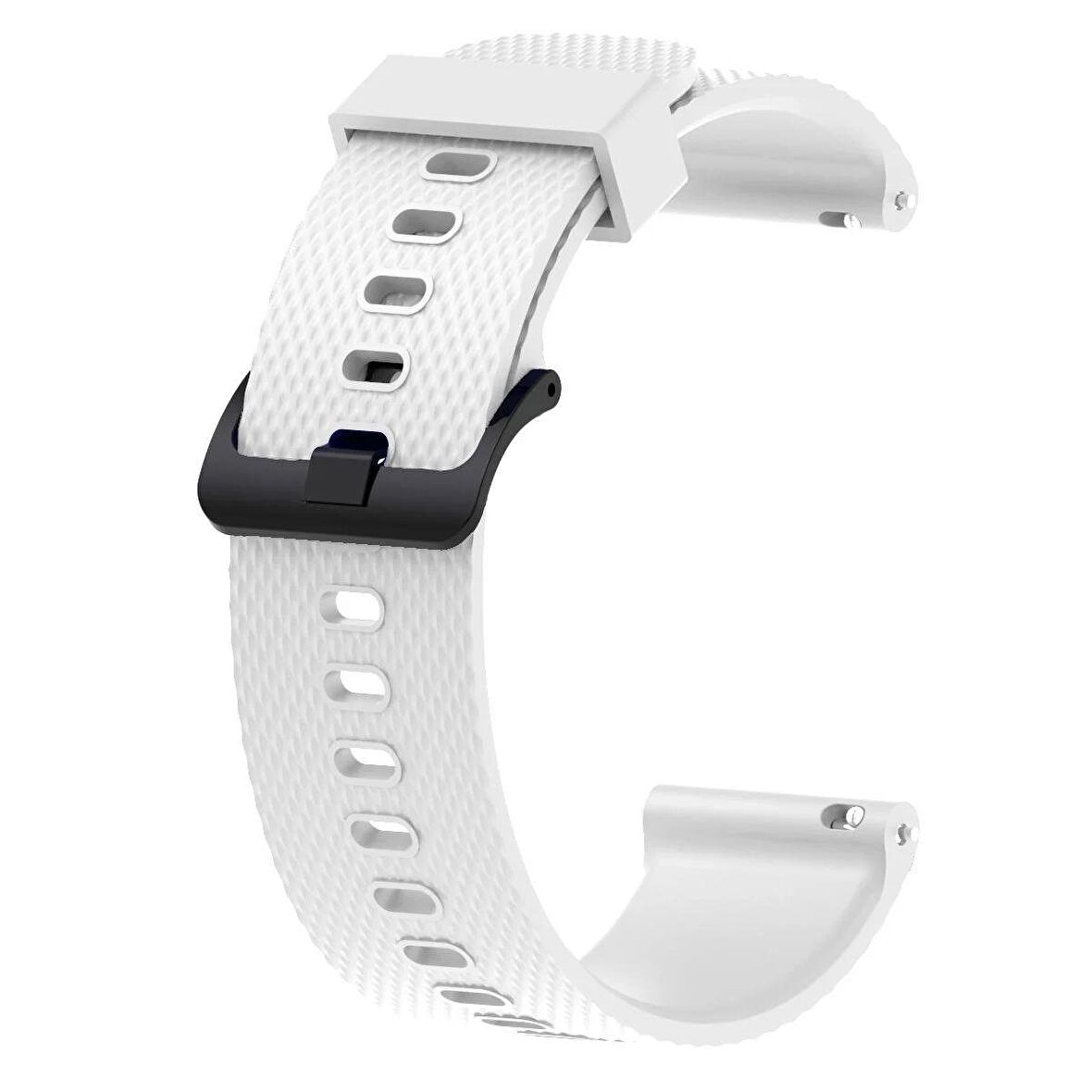 Megafox Samsung Galaxy Watch Active 2 40-44mm Uyumlu Silikon Akıllı Saat Kordon Tırtıklı Spor Kayış