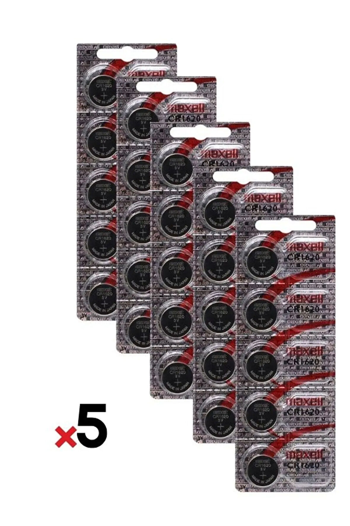 Cr1620 3v Hologram 5li (25 Adet)  Lityum Pil