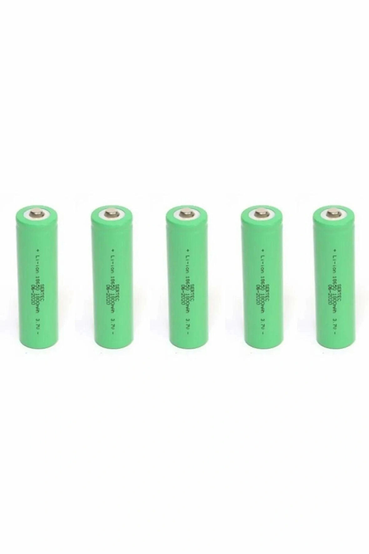 18650 Li-ion 3.7 V 1800 Mah Şarj Edilebilir Pil Sertec - 5 Adet