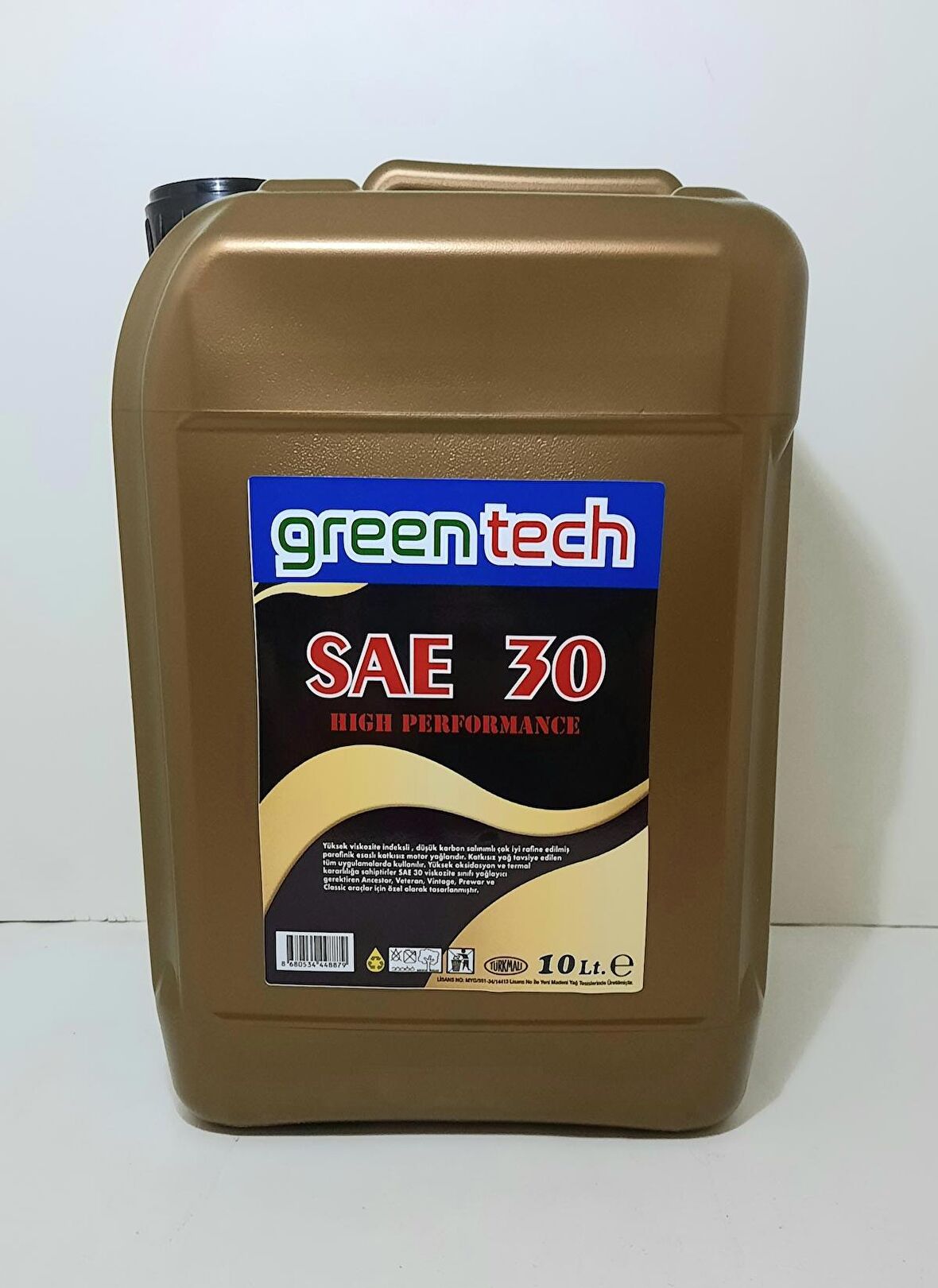 greentech 30 NUMARA GENEL AMAÇLI YAĞ 10 LİTRE
