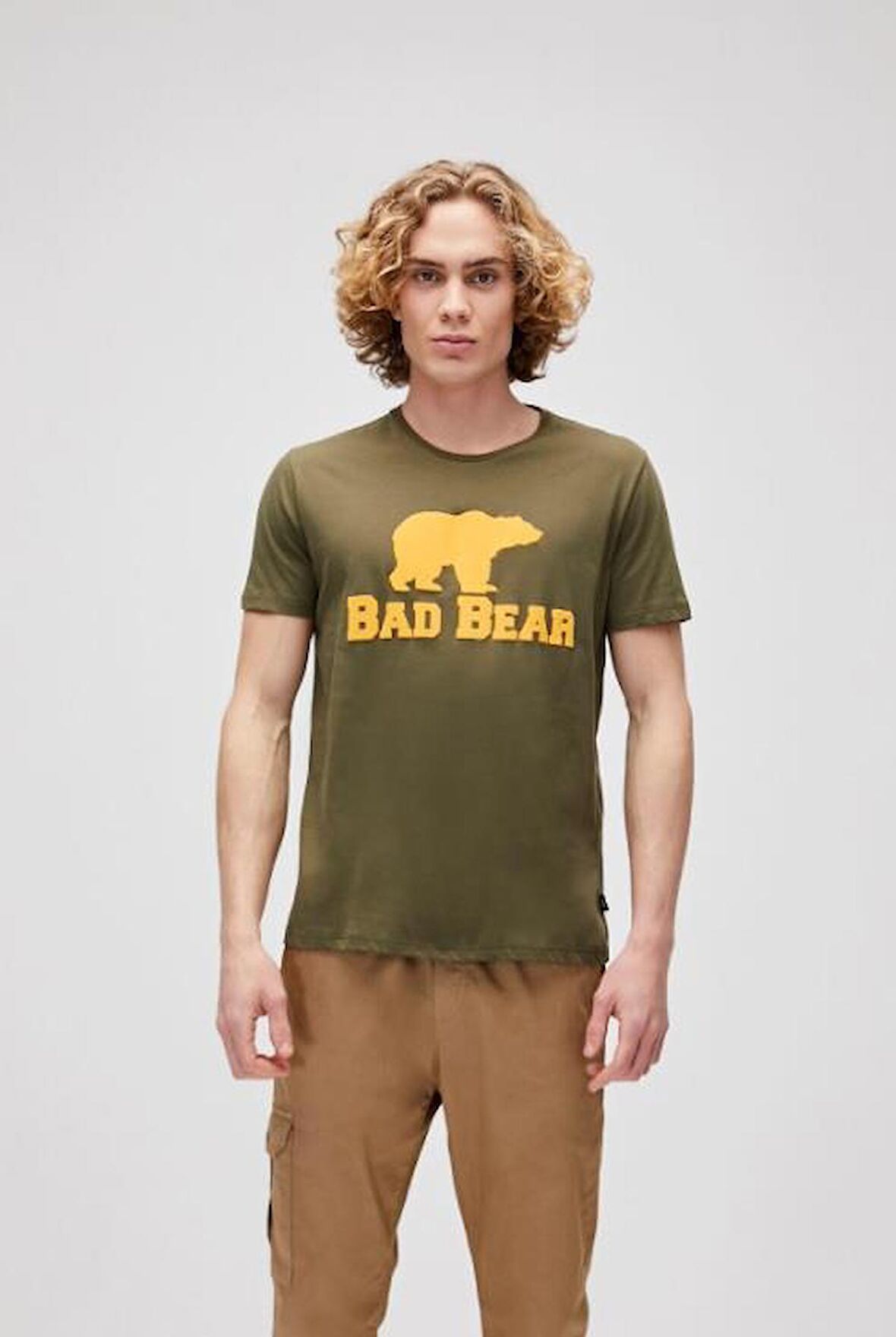 Bad Bear Erkek Tişört Haki Hardal Bad Bear TEE