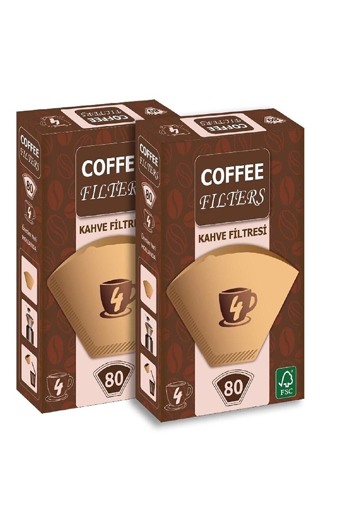 Kahve Filtresi 80 Adet x 2 Adet