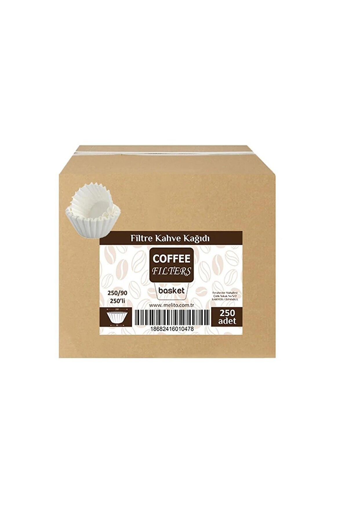 Caffeo Filters 250/90 250'li Filtre Kahve Kağıdı