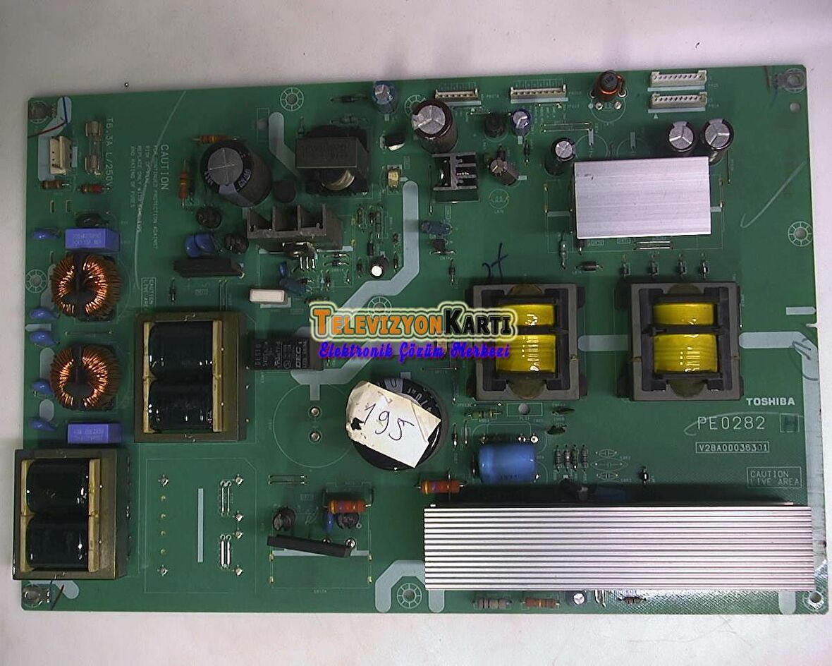 V28A00036301, PE0282, PE0282 A, Toshiba 42A3000P, Power Board, Besleme, LTA400HT-LH4