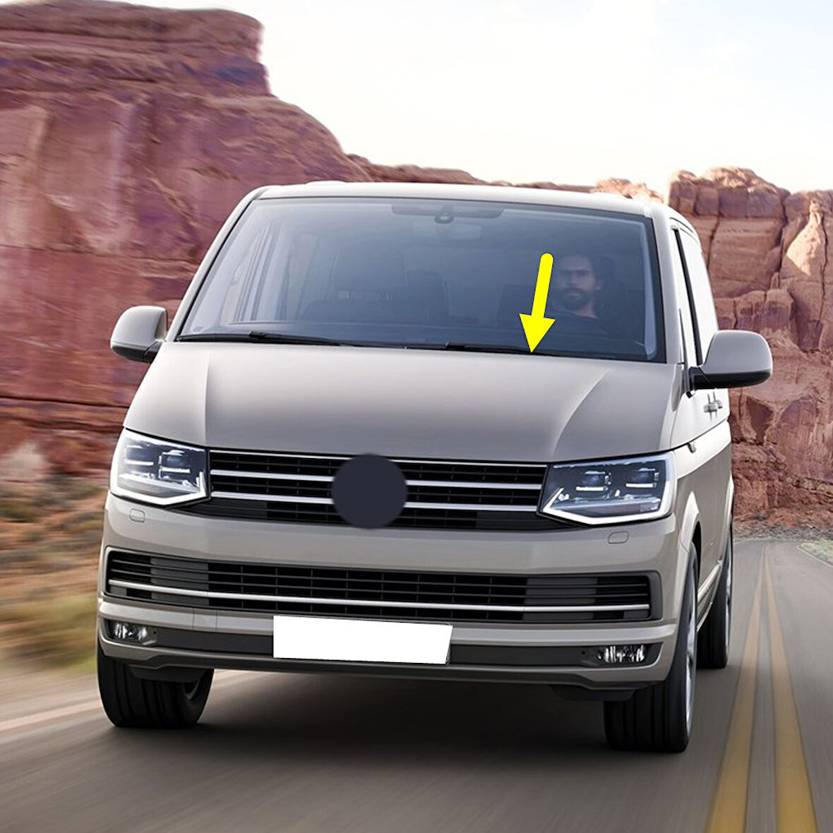 VW Caravelle 2016-2019 Silecek Kolu Ön Cam Sol Sürücü Yön 7E1955409B