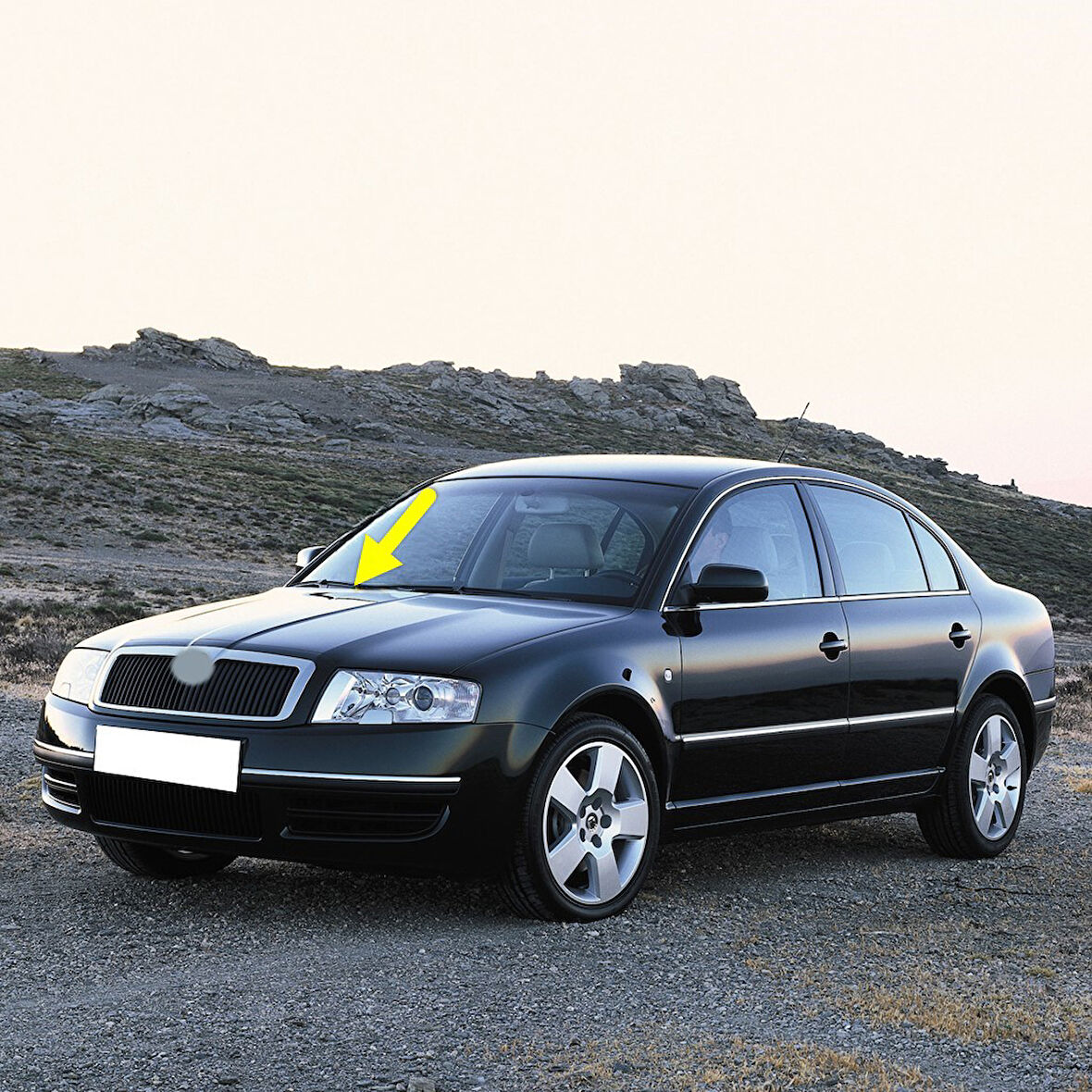 Skoda Superb 2002-2005 Silecek Kolu Ön Cam Sağ Yolcu Yön 3B1955410C