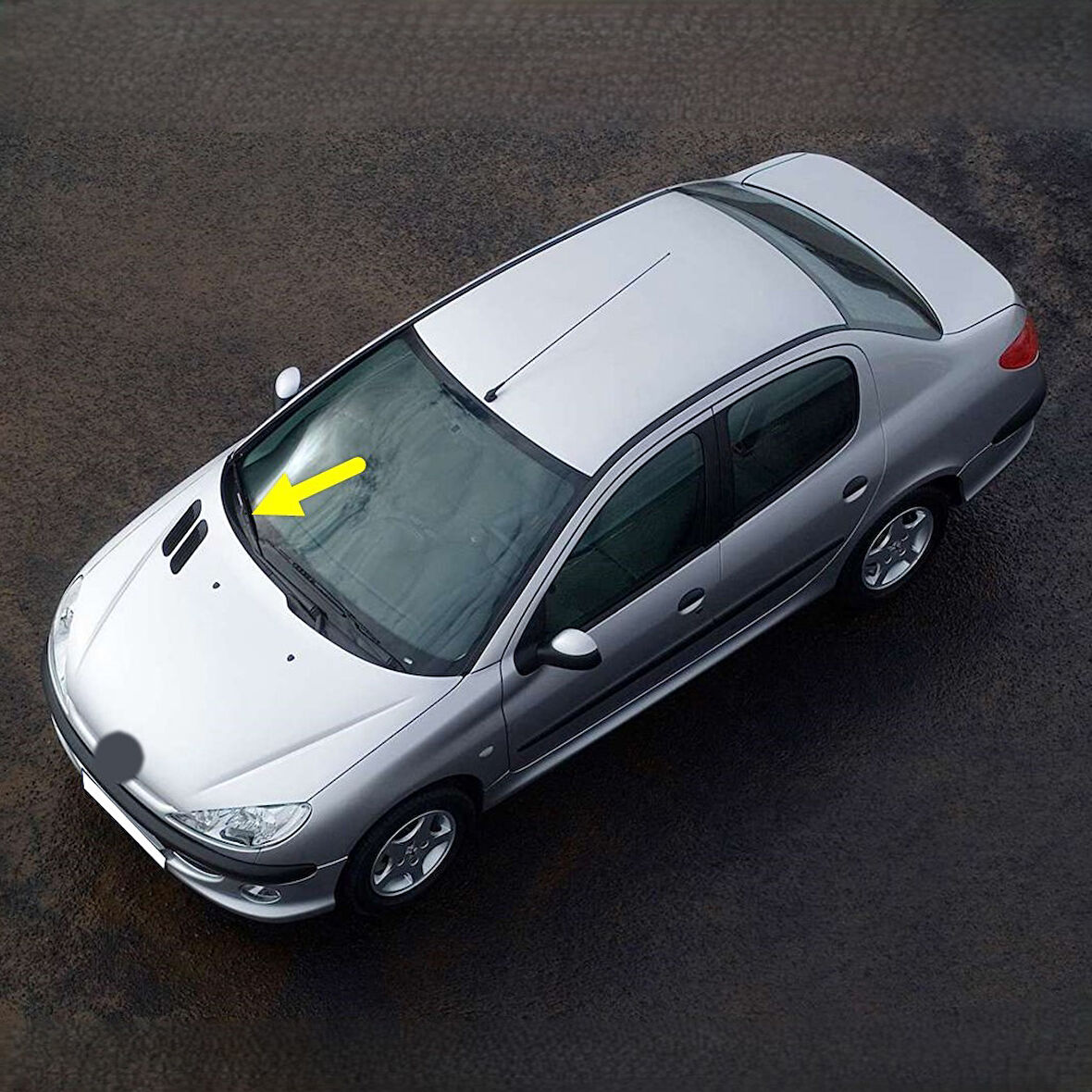 Peugeot 206 Sedan 2007-2011 Silecek Kolu Ön Cam Sağ Yolcu Taraf