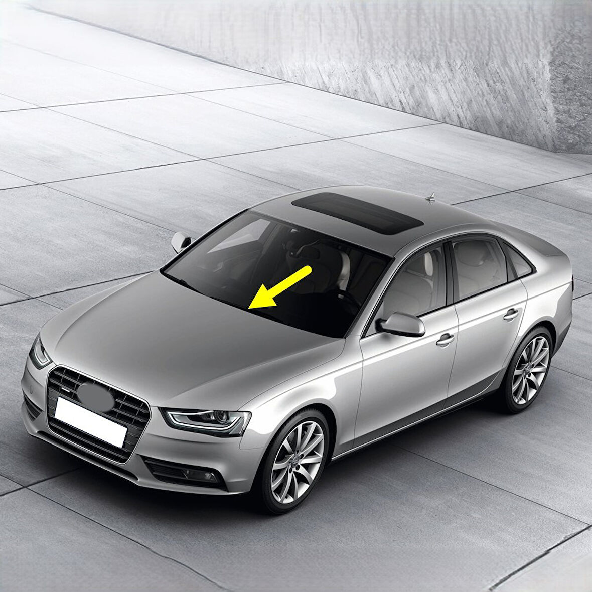 Audi A4 2013-2015 Ön Cam 8K1955407A Sol Sürücü Silecek Kolu