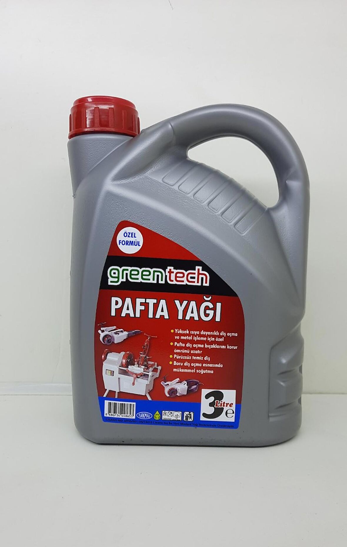 greentech DİŞ AÇMA PAFTA YAĞI 3 LİTRE